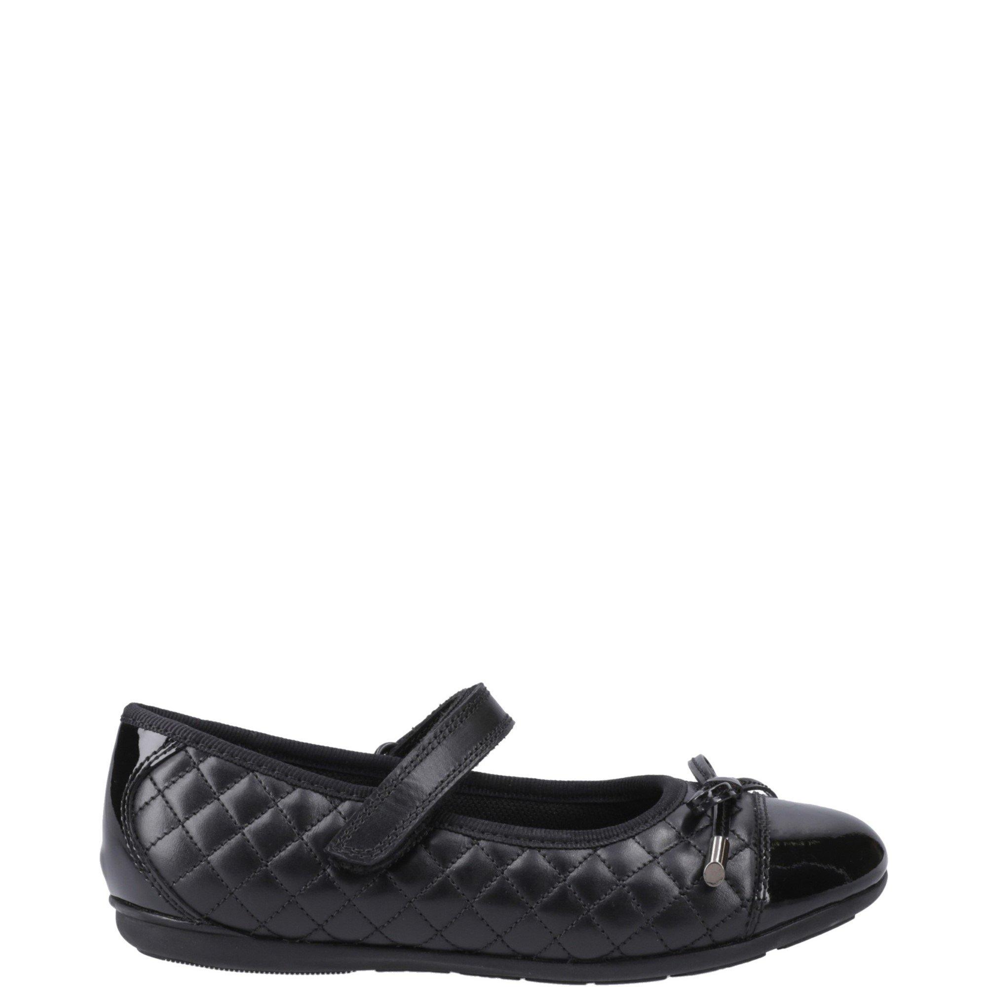 Black - Hush Puppies - Lottie Quilt Ballerina Snr - 1