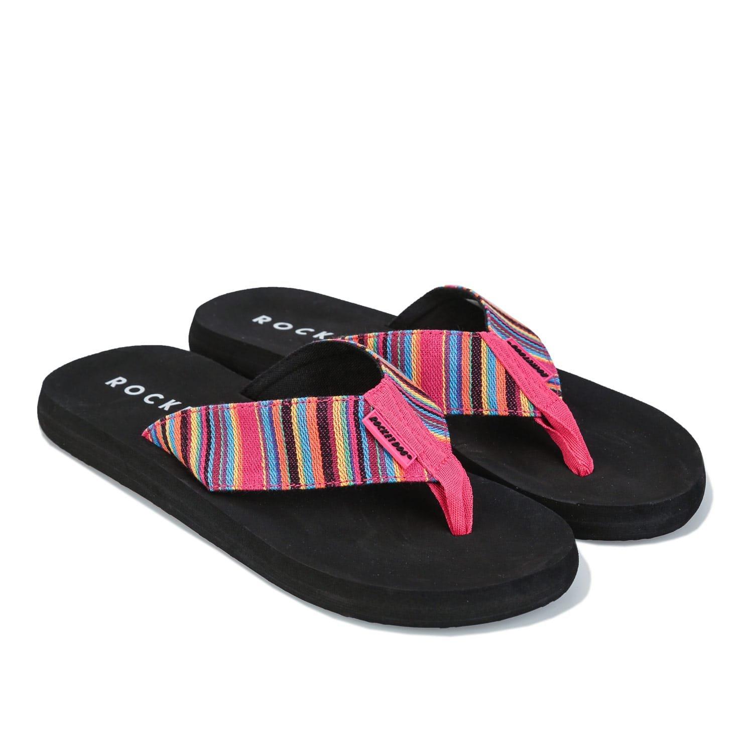 Pink - Rocket Dog - Adios Aloe Flip Flops - 4