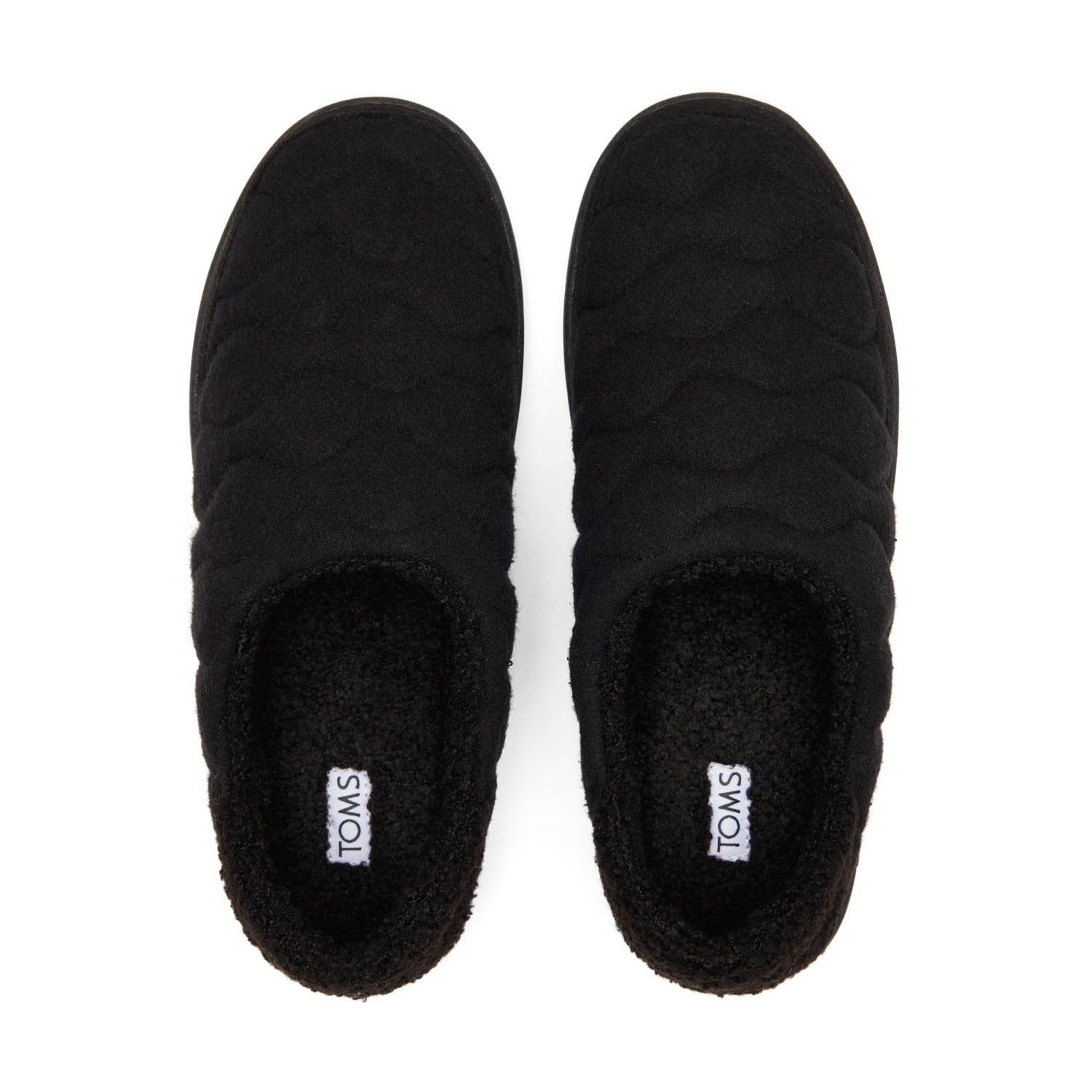Black - Toms - Ezra Quilted Slippers - 4