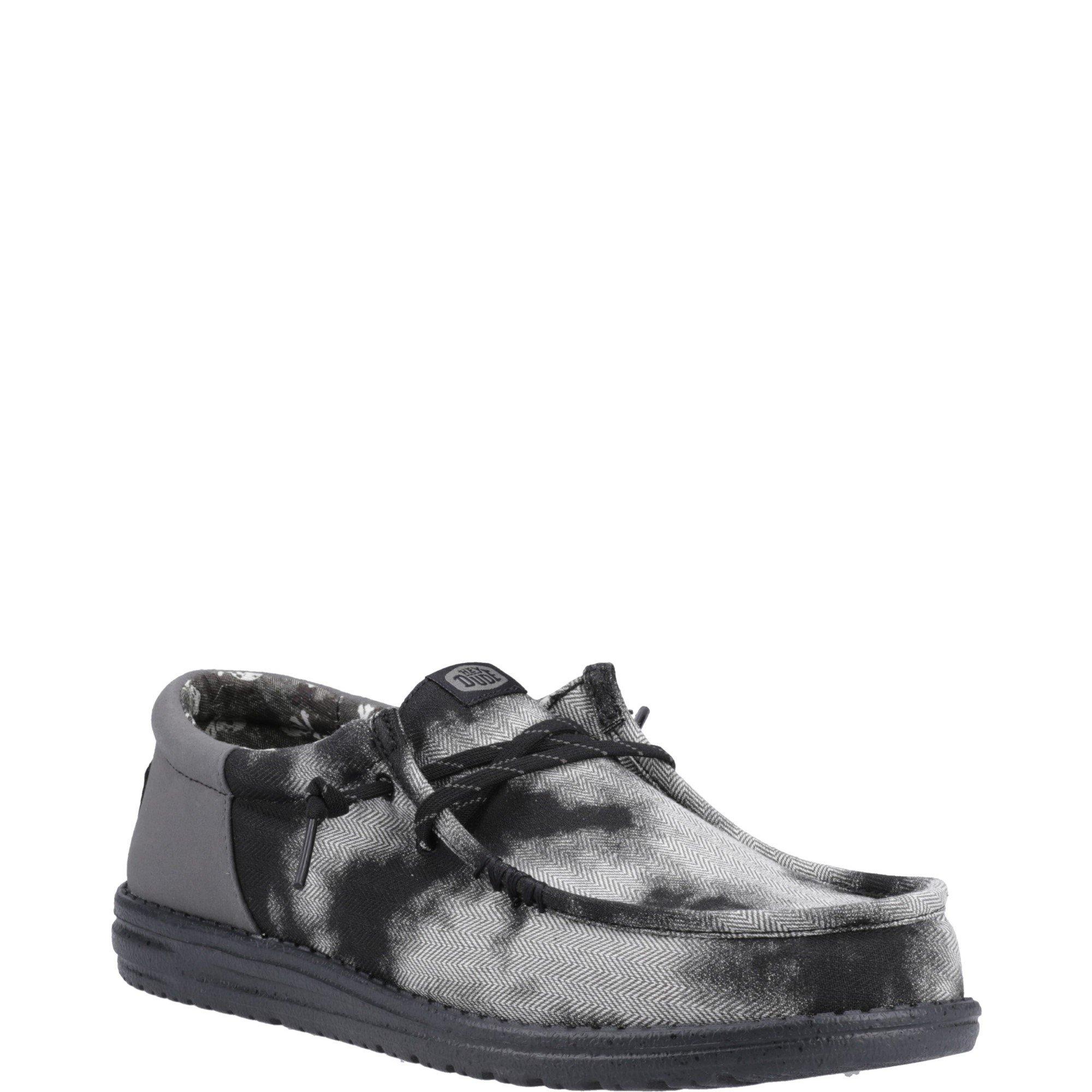 Black - HEYDUDE - Wally Funk Overdye Shoe - 2