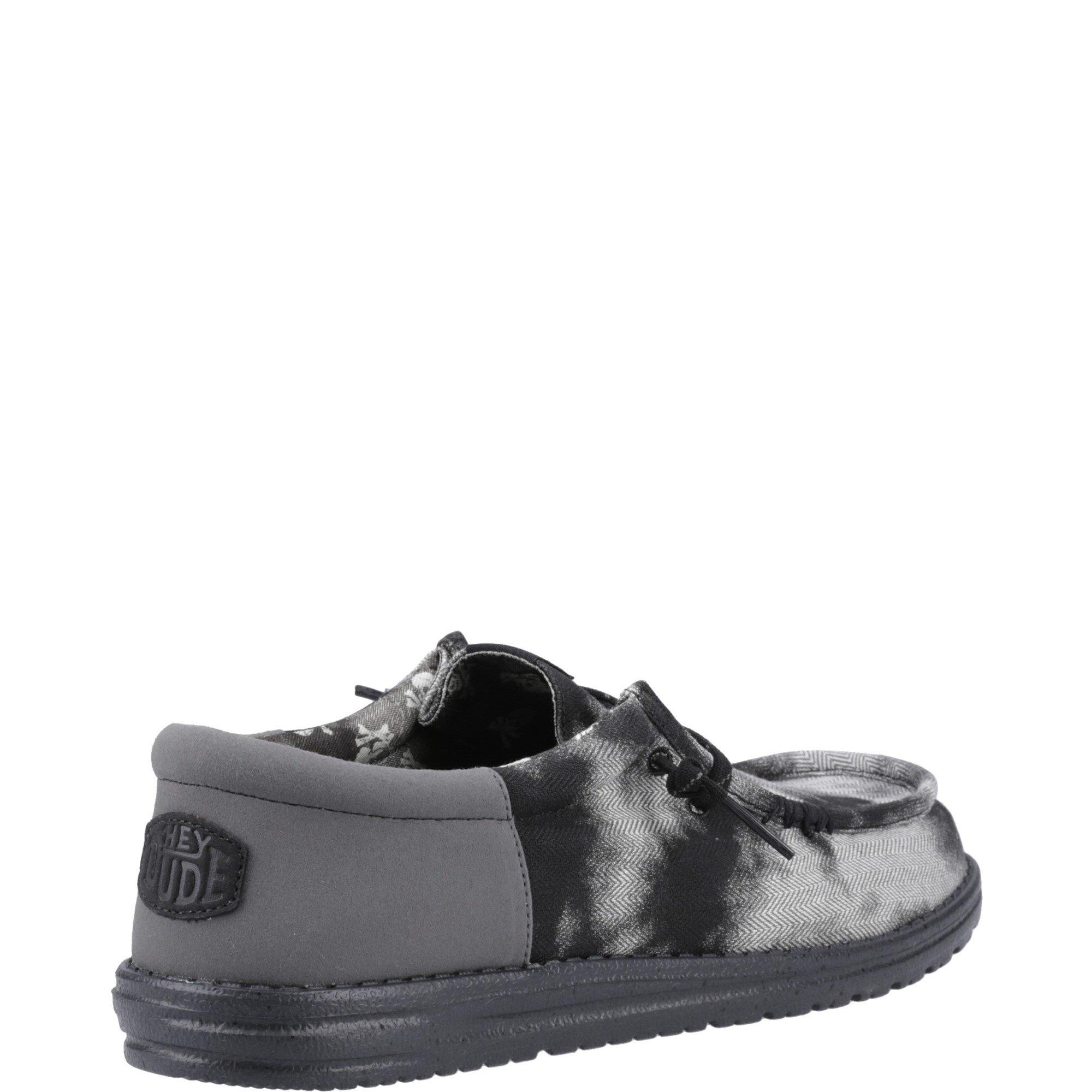 Black - HEYDUDE - Wally Funk Overdye Shoe - 3
