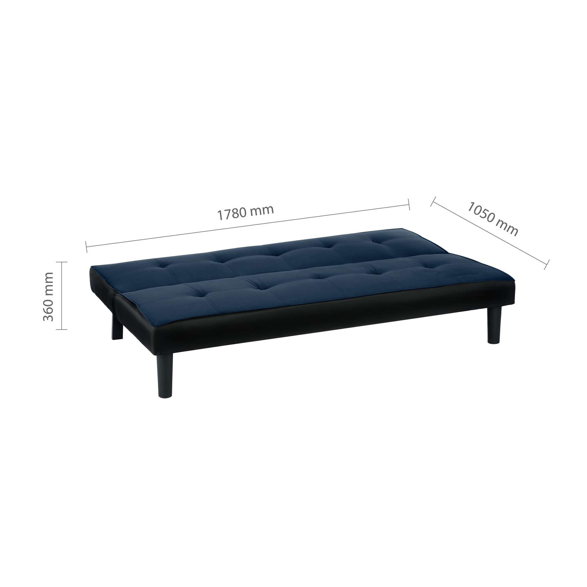 Midnight Blue - Birlea - Aurora Sofa Bed - 14
