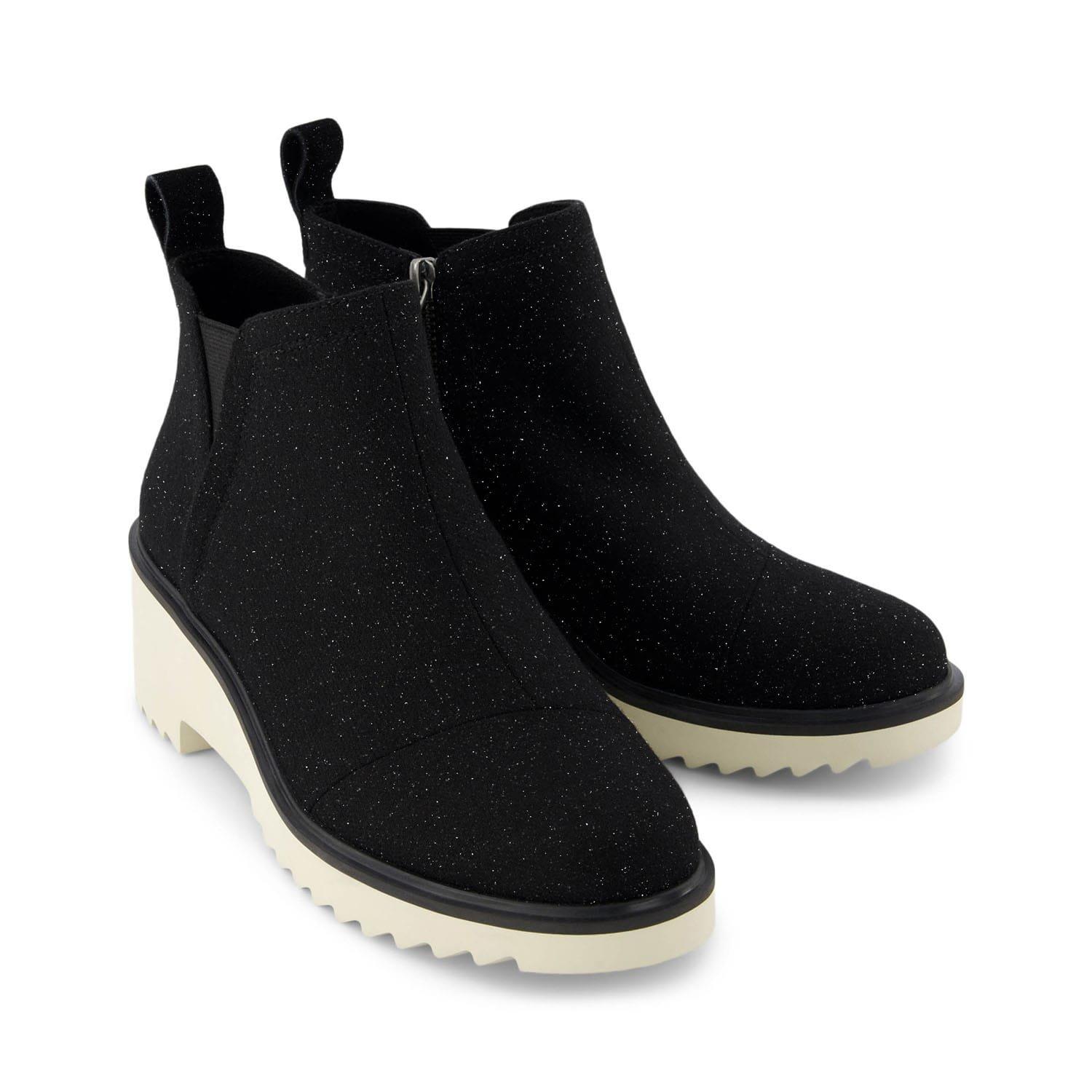 Black - Toms - Maude Twill Boots - 2