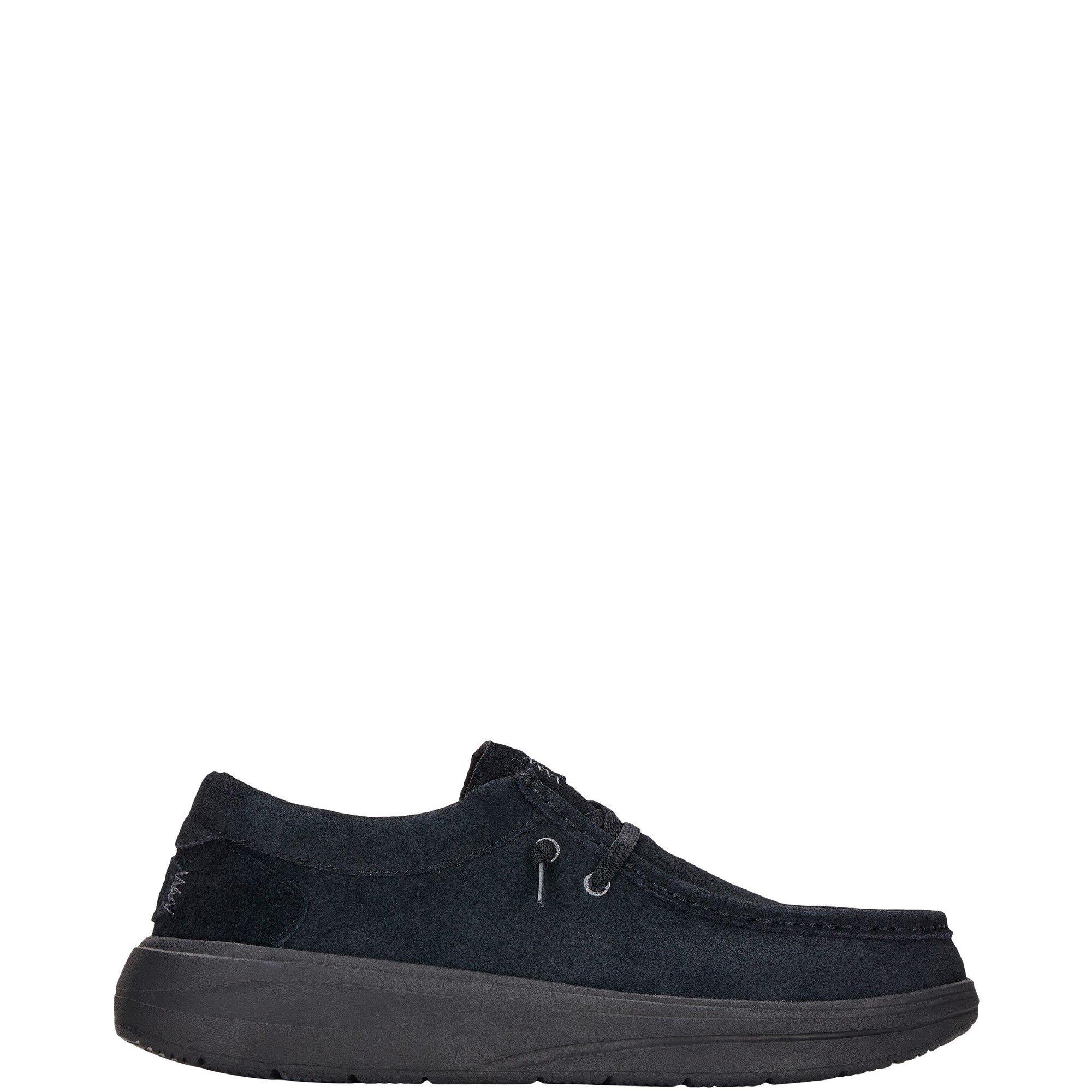 Black - HEYDUDE - Wally X Suede Shoes - 1