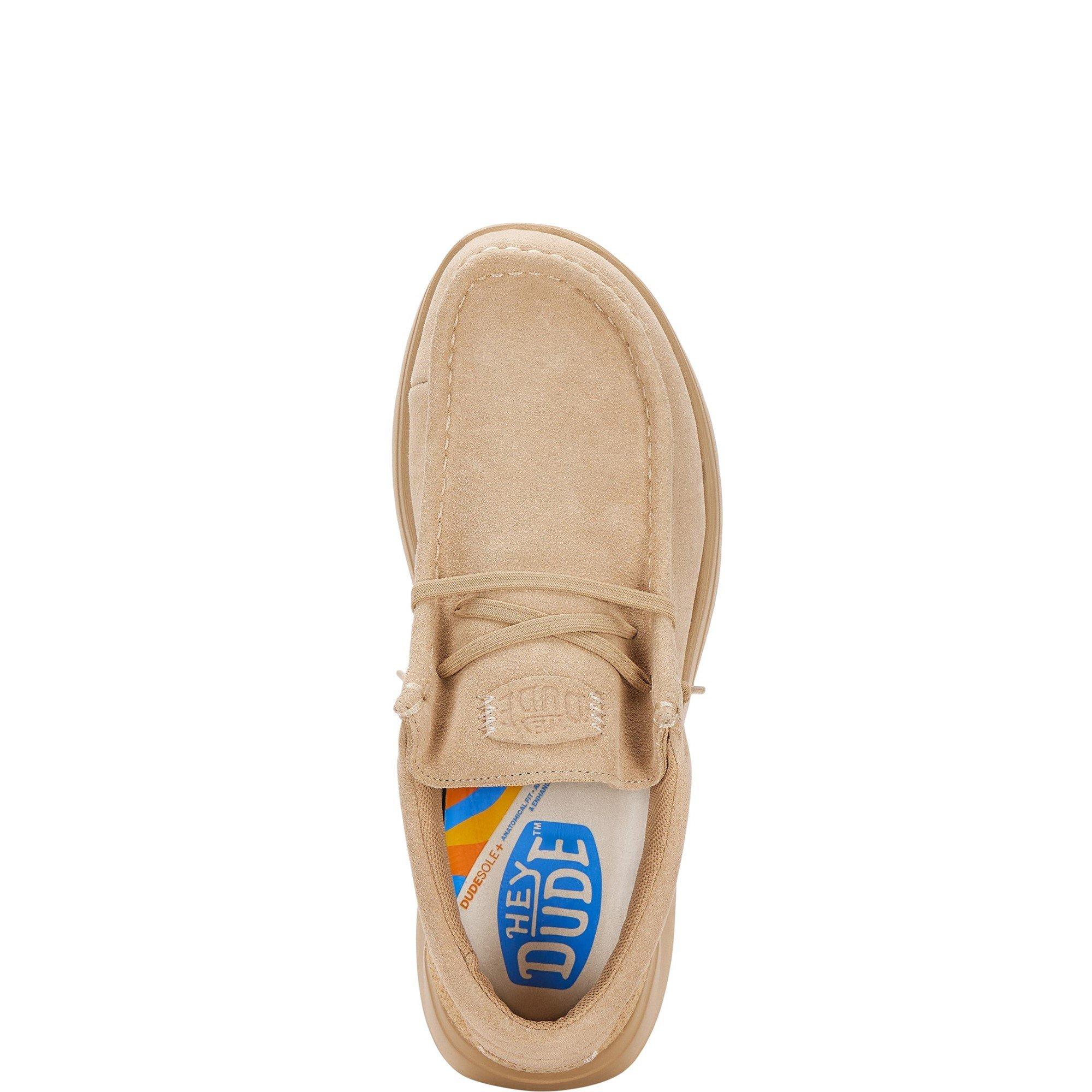 Tan - HEYDUDE - Wally X Suede Shoes - 4