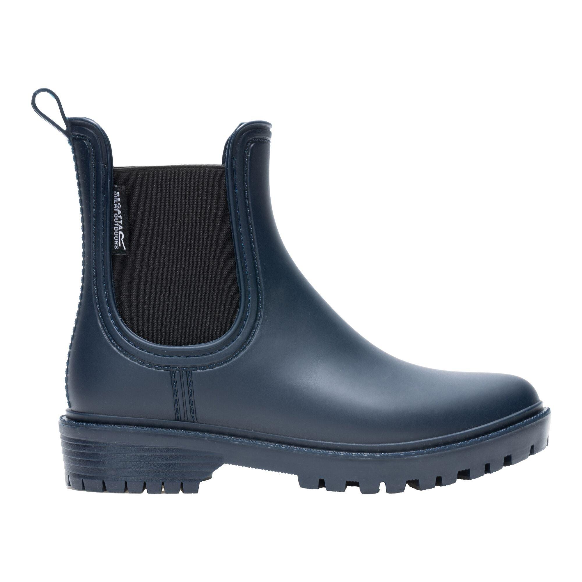 Navy - Regatta - Kids Harriet II Waterproof Boots - 1