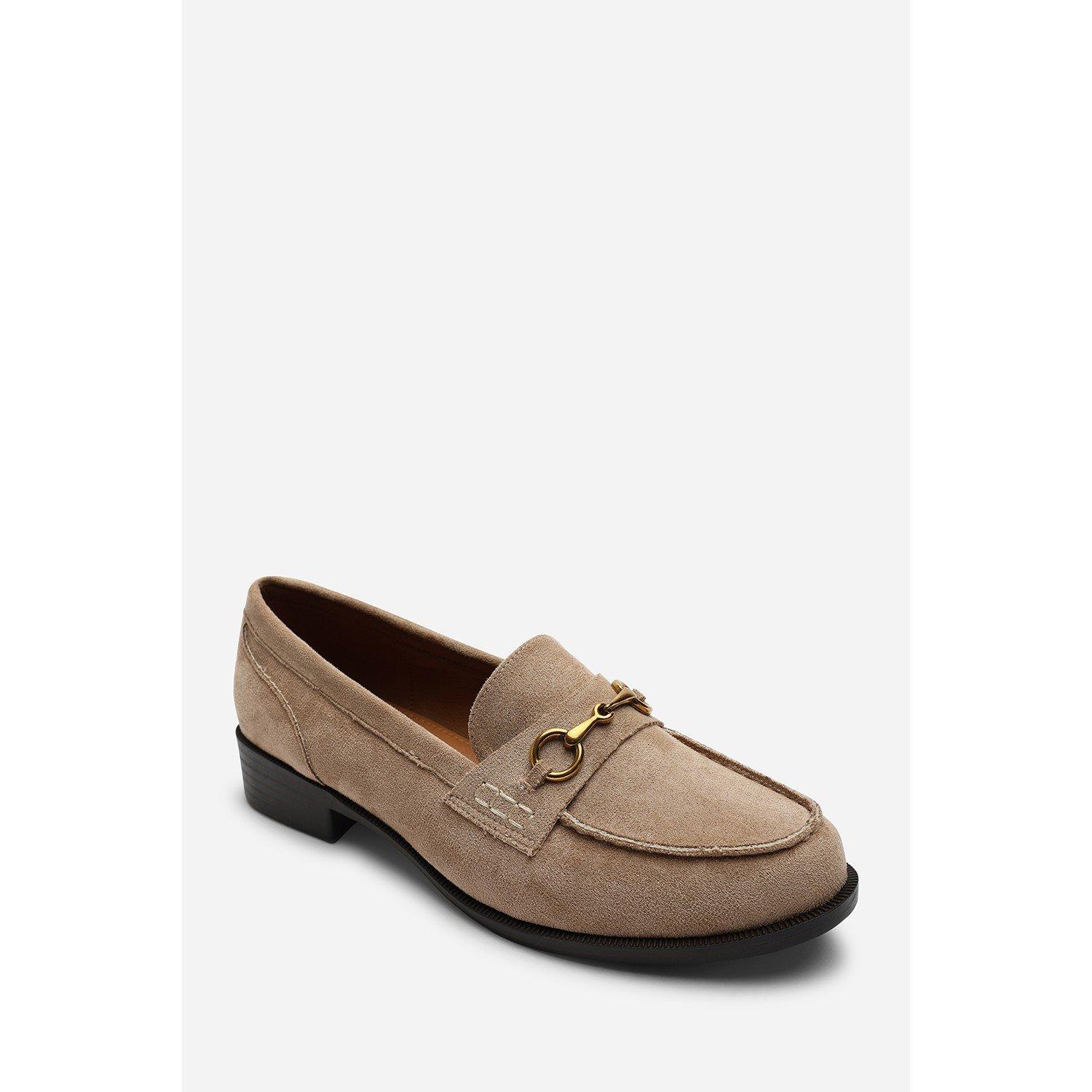 Camel - Wheres That From - Maelynn Round Toe Single Metal Bar Loafers - 4