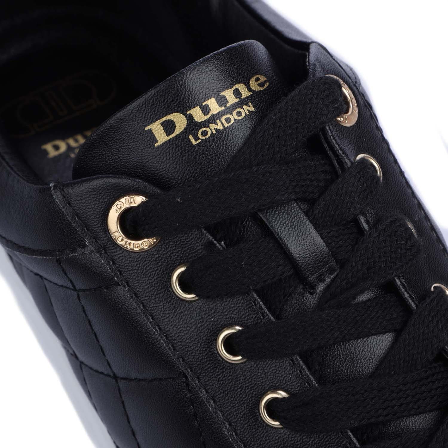 Black - Dune London - Ellenar Quilted Trainers - 5