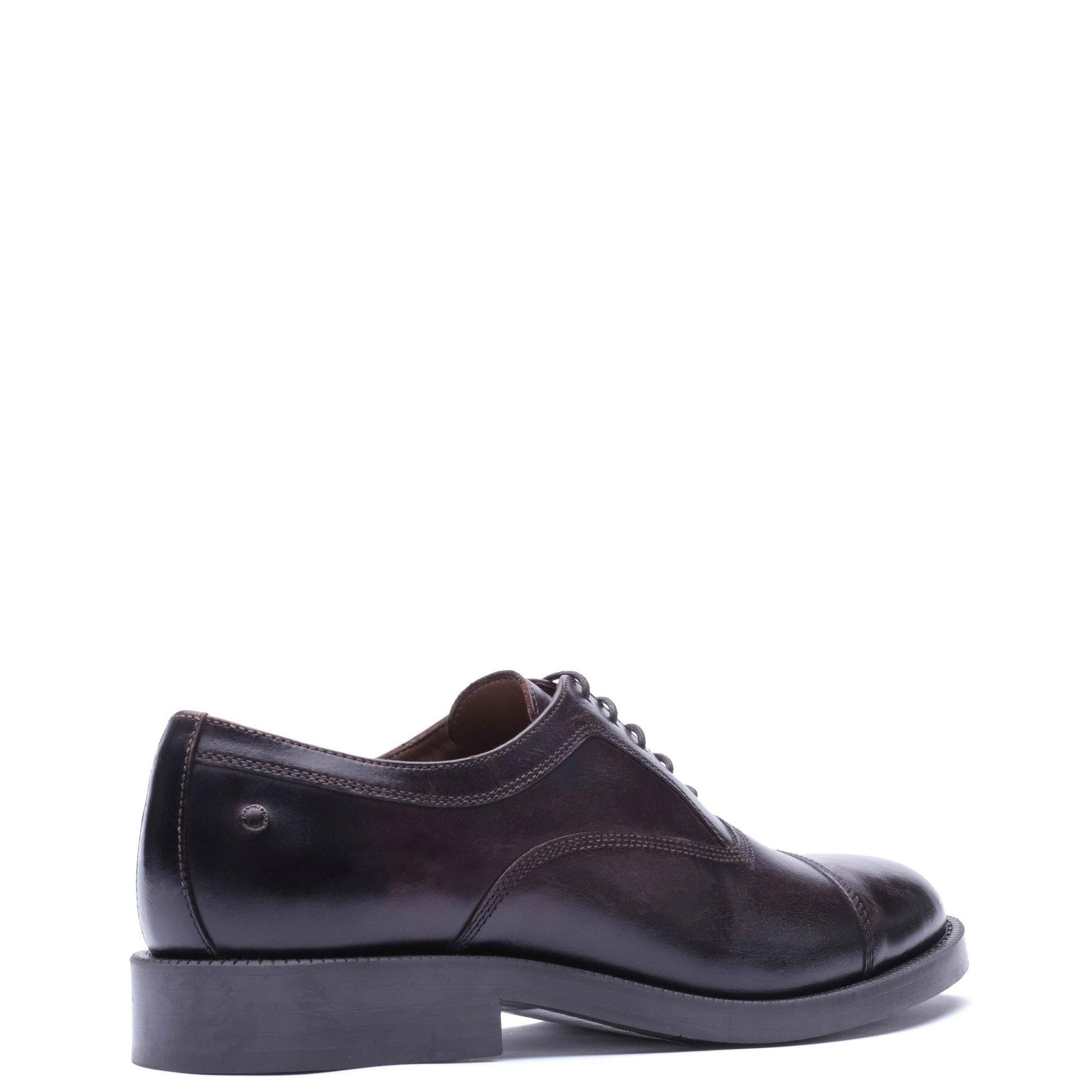 Brown - Base London - ROMA TOE CAP SHOE - 3