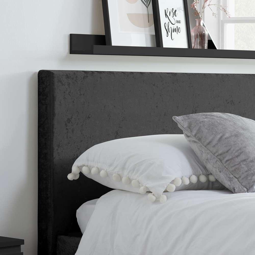 Black - Birlea - Berlin Fabric Bed - 2