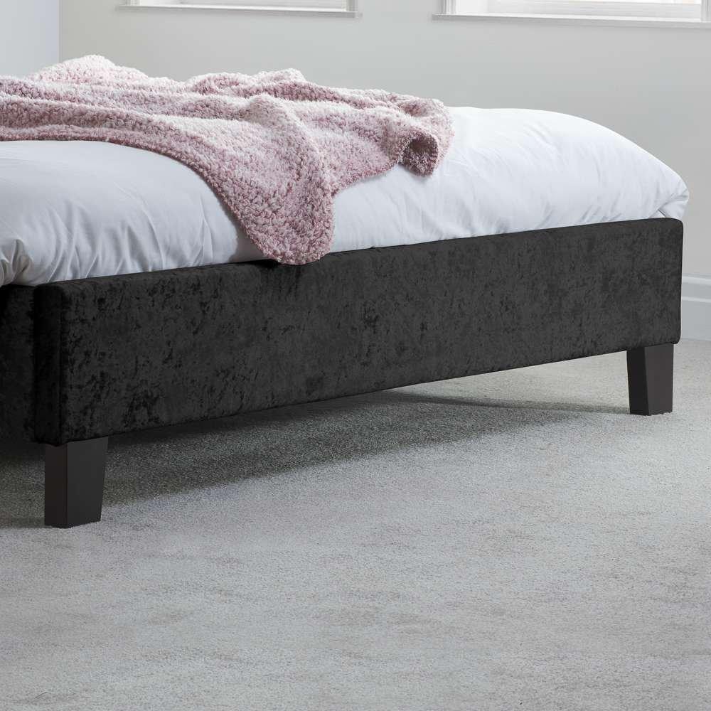 Black - Birlea - Berlin Fabric Bed - 4