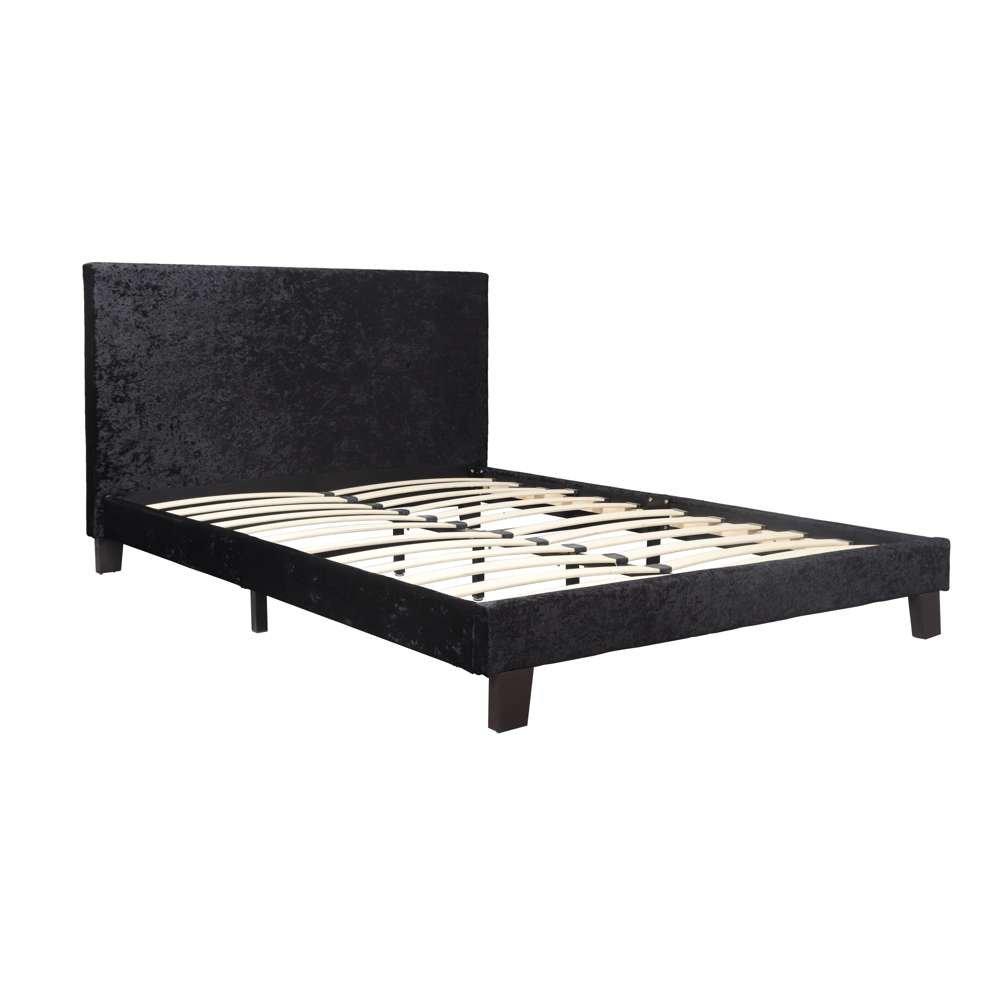 Black - Birlea - Berlin Fabric Bed - 6