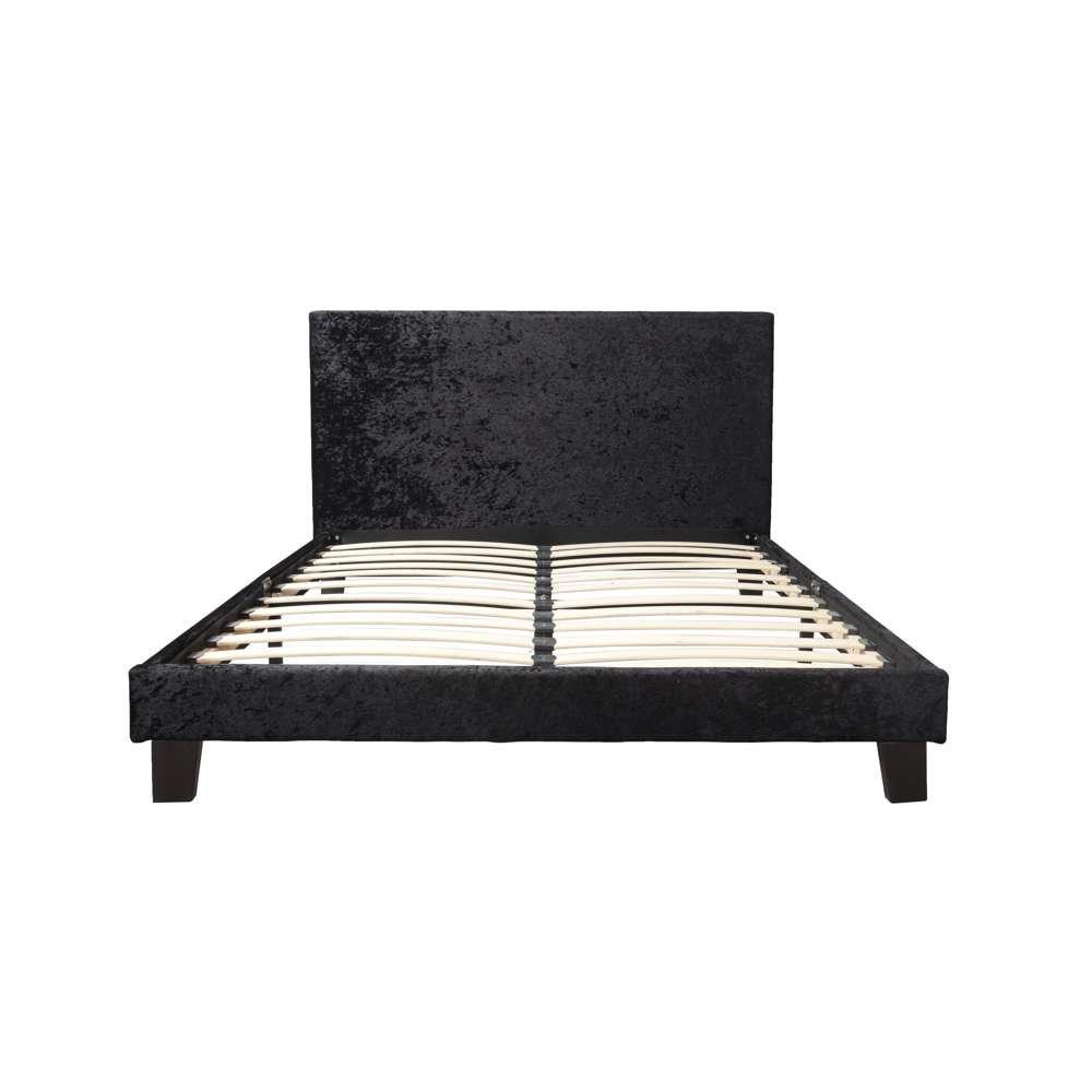 Black - Birlea - Berlin Fabric Bed - 8
