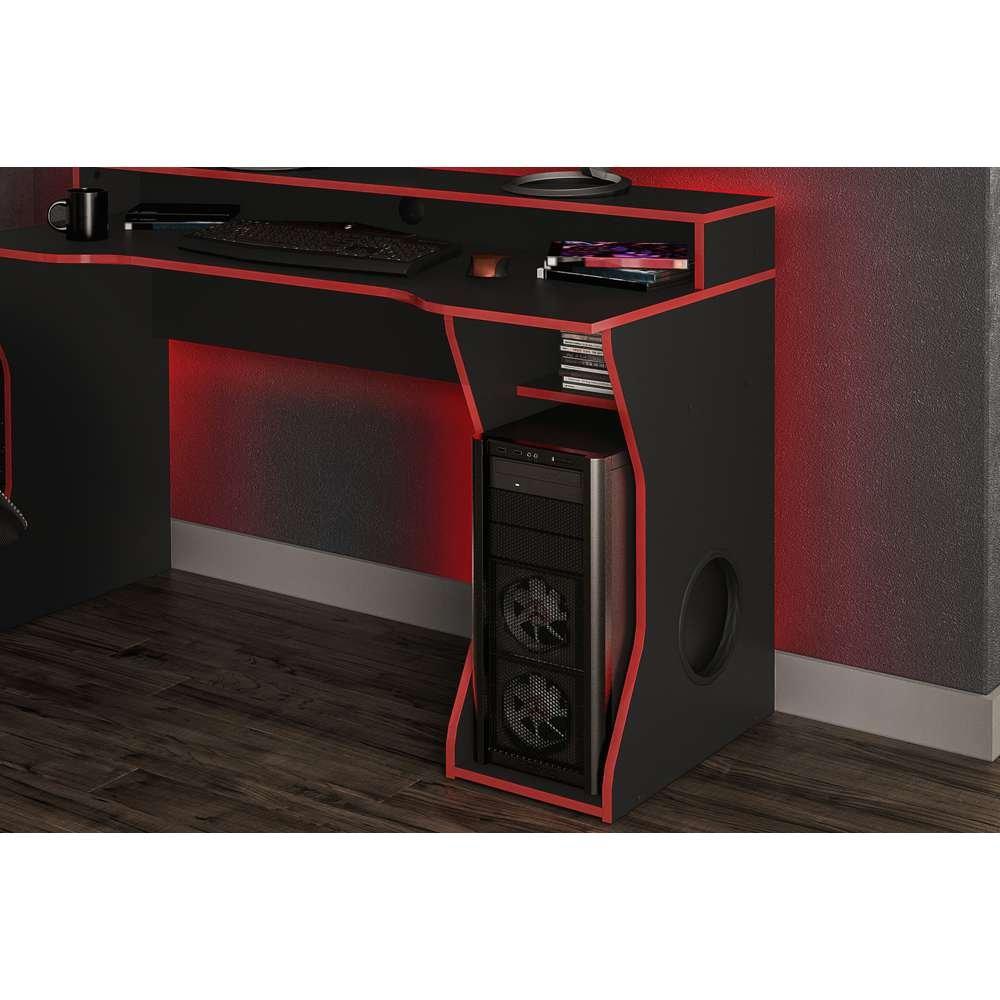 Red - Birlea - Enzo Gaming/Computer Desk - 2