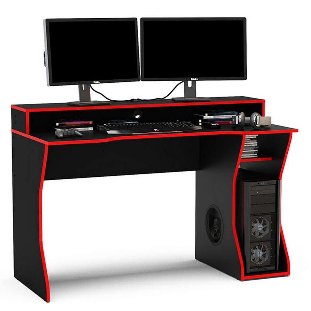 Red - Birlea - Enzo Gaming/Computer Desk - 5