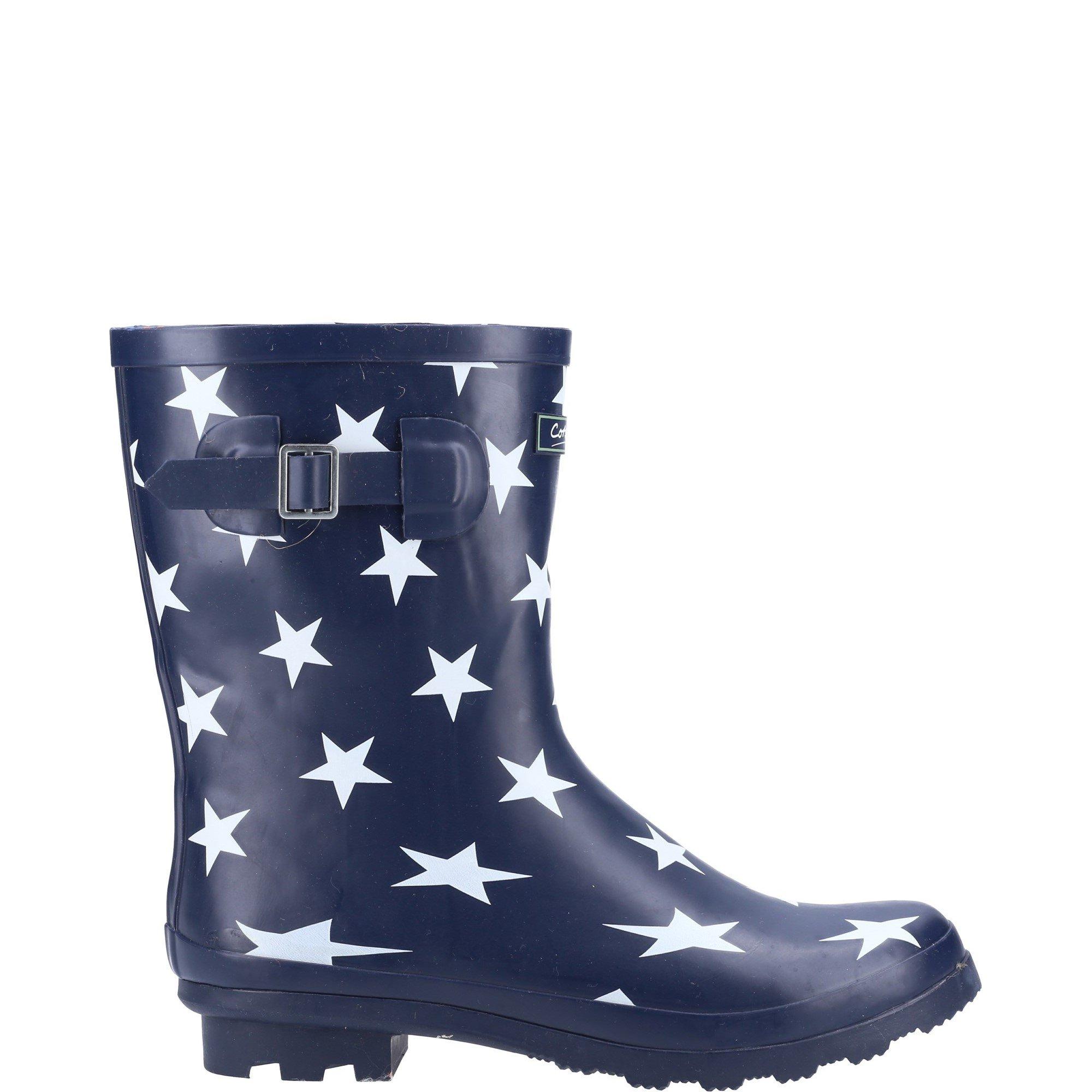 Navy - Cotswold - Badminton Wellington Boot - 1