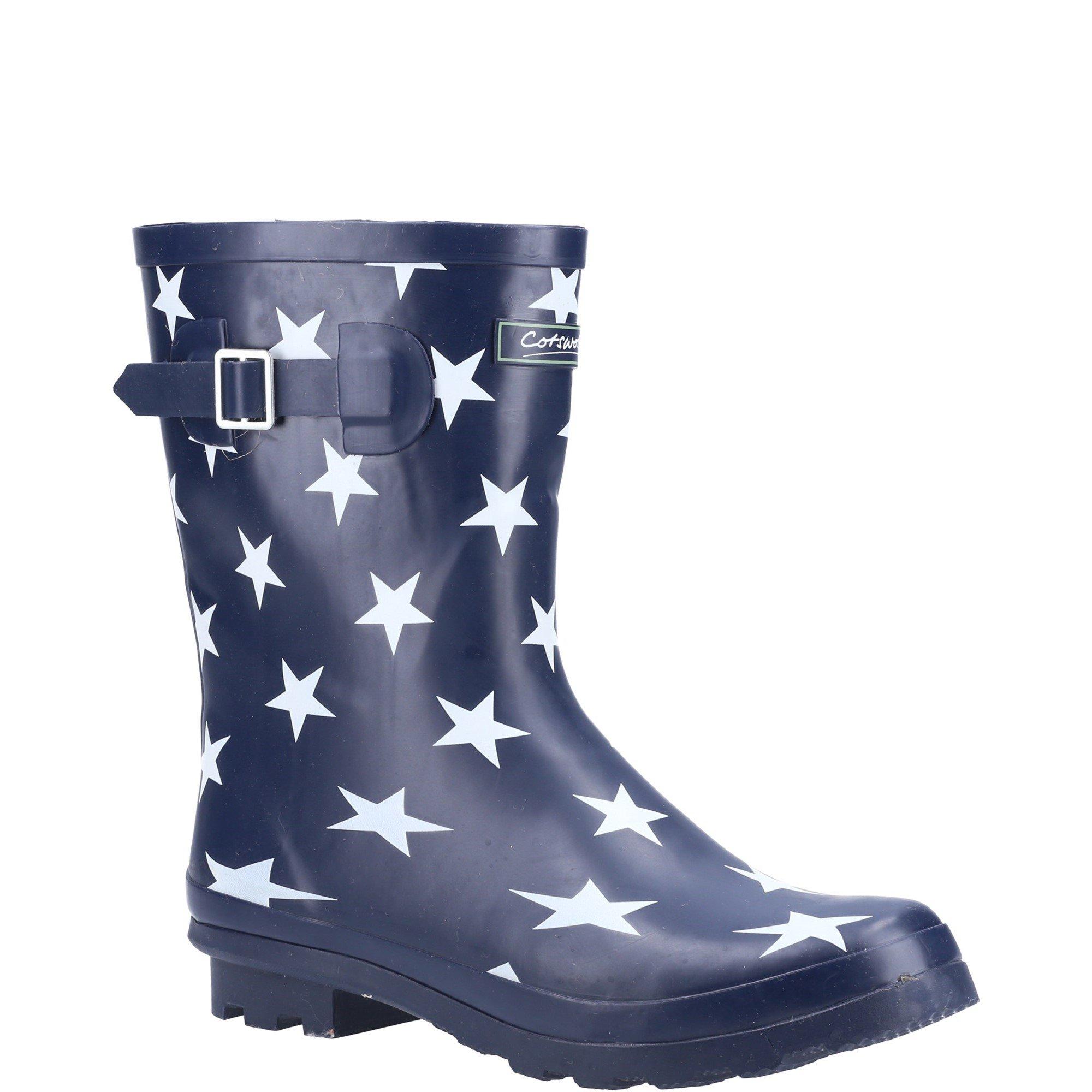 Navy - Cotswold - Badminton Wellington Boot - 2