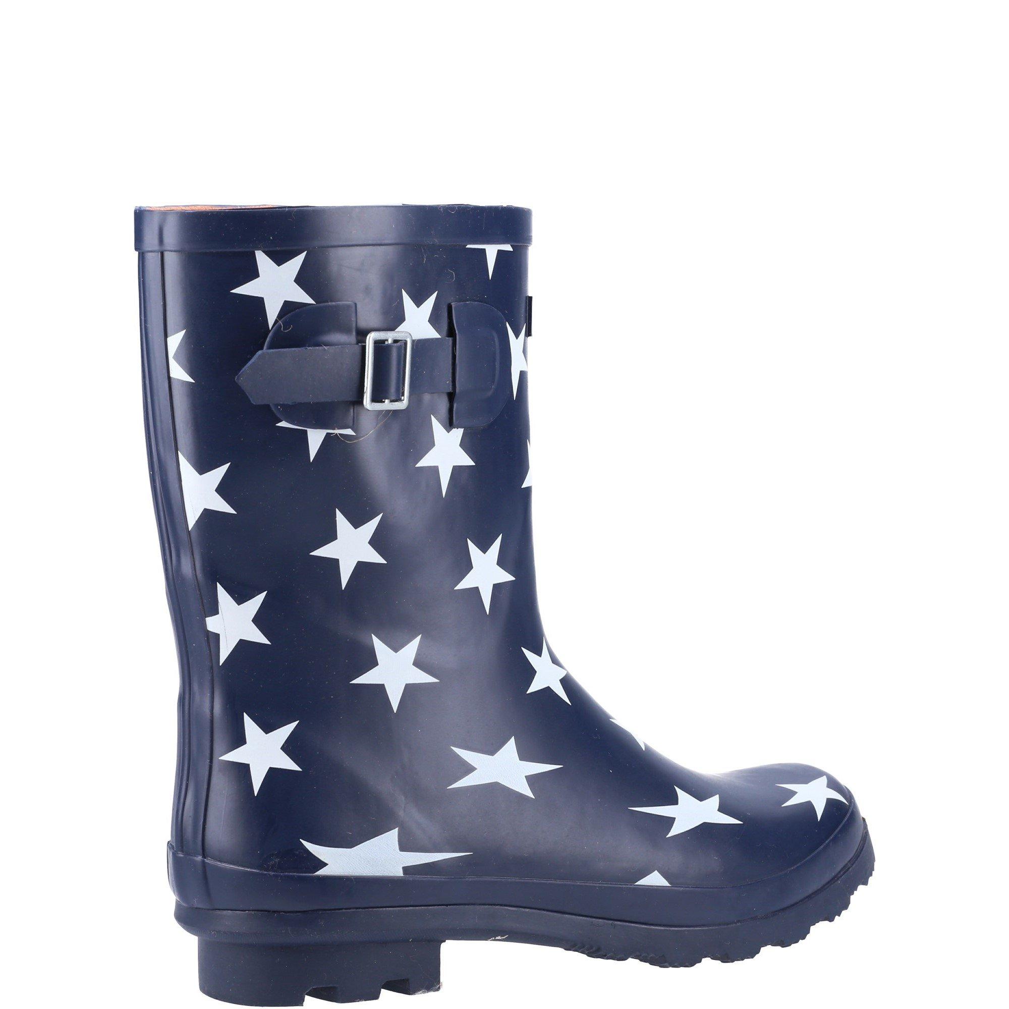 Navy - Cotswold - Badminton Wellington Boot - 3