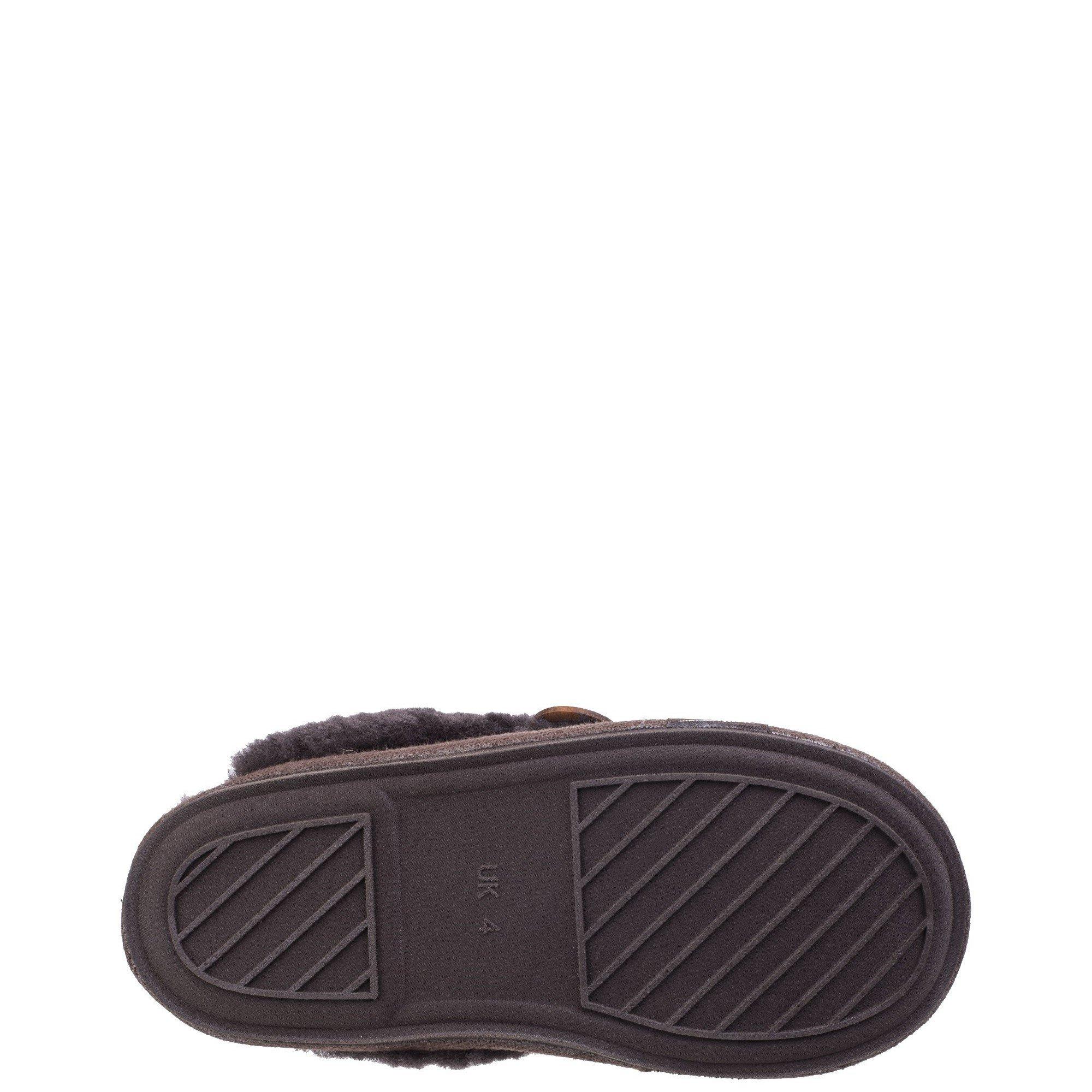 Chocolate - Cotswold - Lechlade Sheepskin Mule Slipper - 4