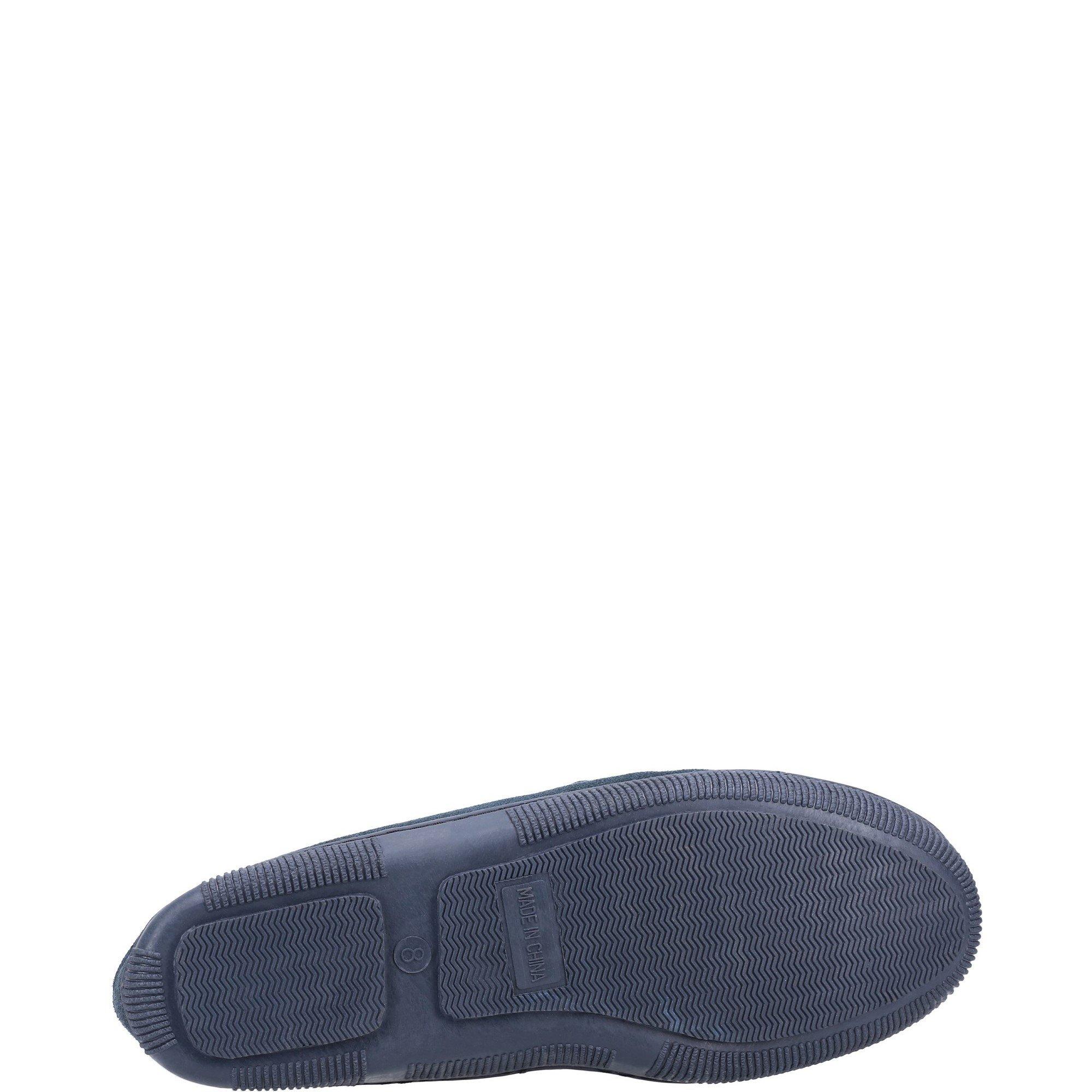 Navy - Cotswold - Sodbury Moccasin Slipper - 4