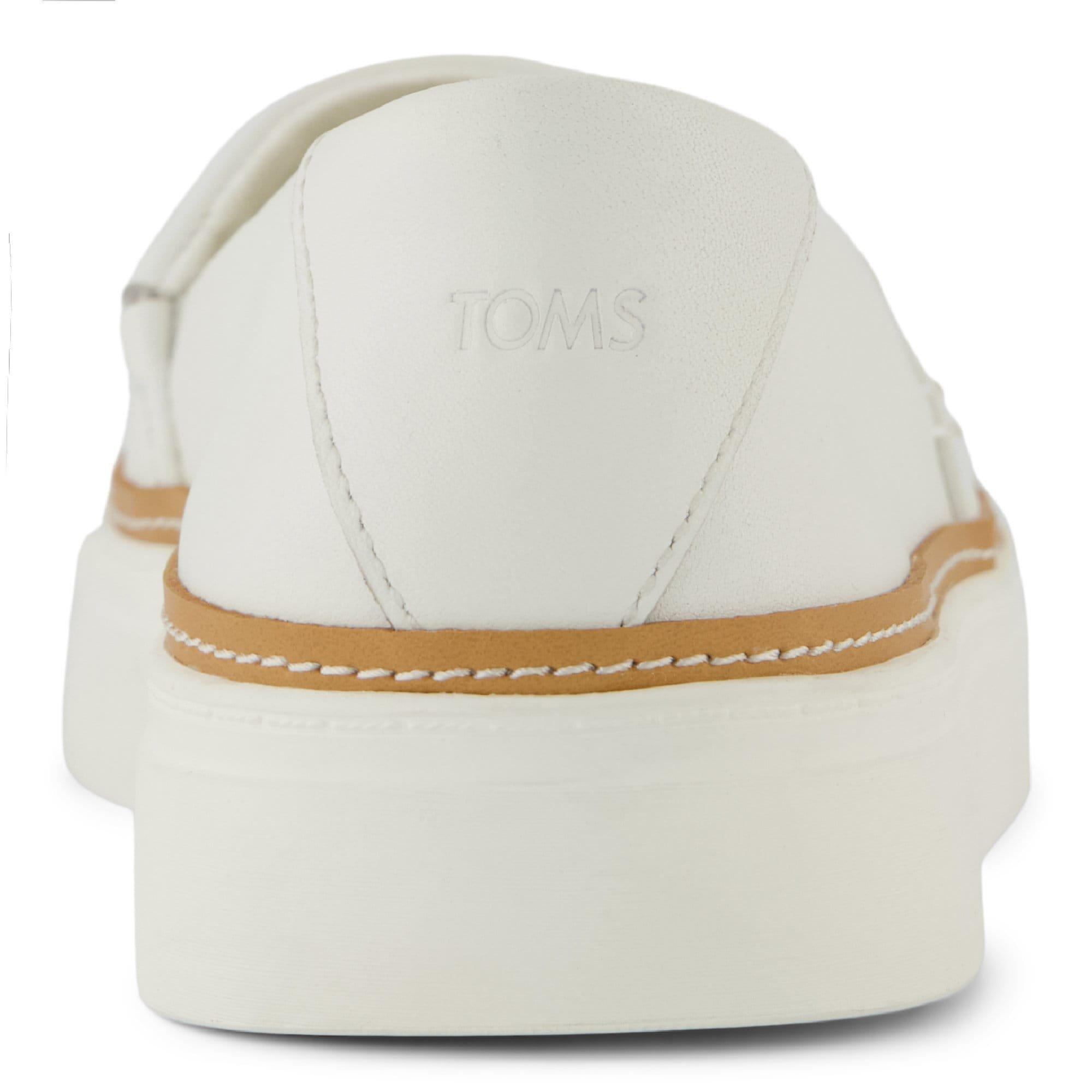 White - Toms - Kameron Slip On Shoes - 3