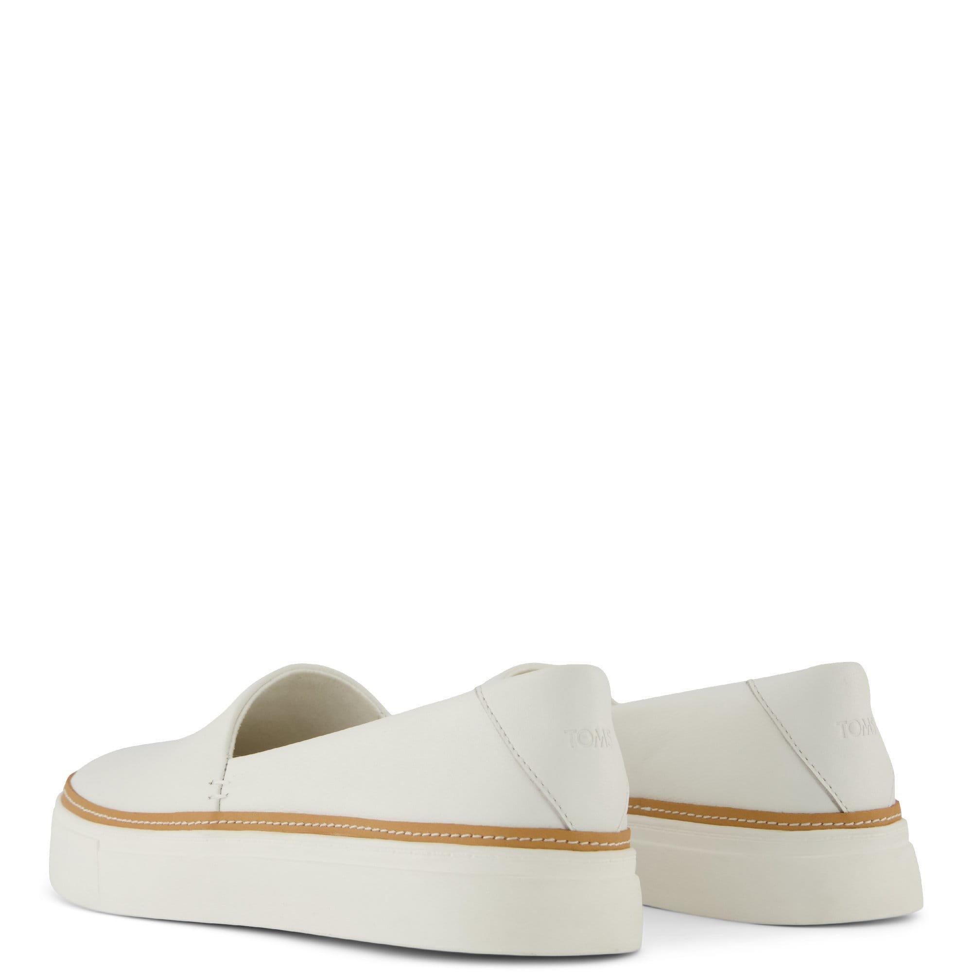 White - Toms - Kameron Slip On Shoes - 6