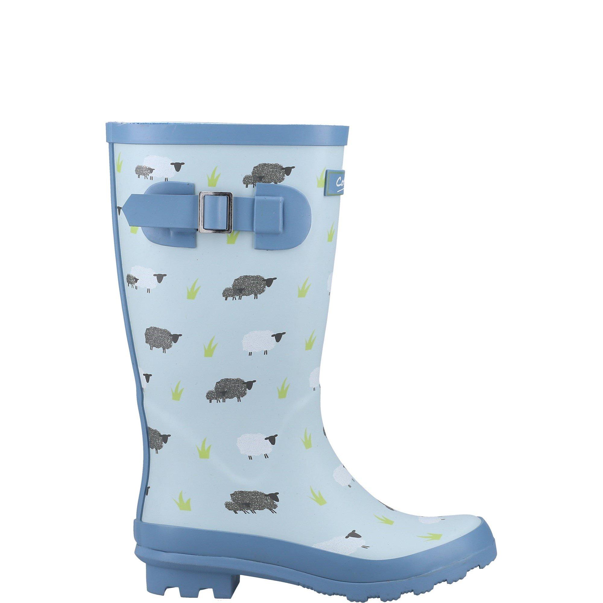 Cotswold Boys Farmyard Junior Wellington - Blue - 11 (30)