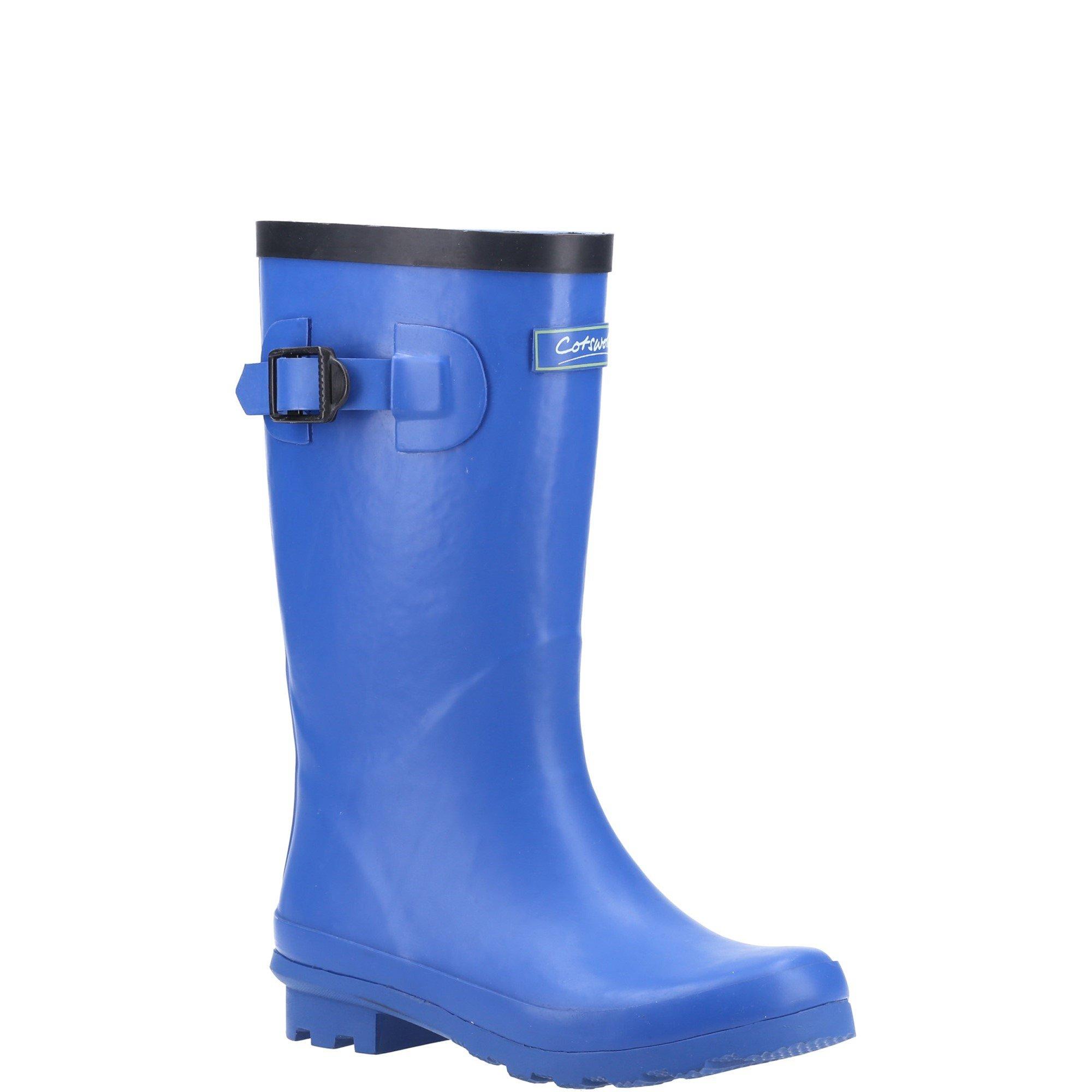 Blue - Cotswold - Fairweather Junior Wellington Boot - 2