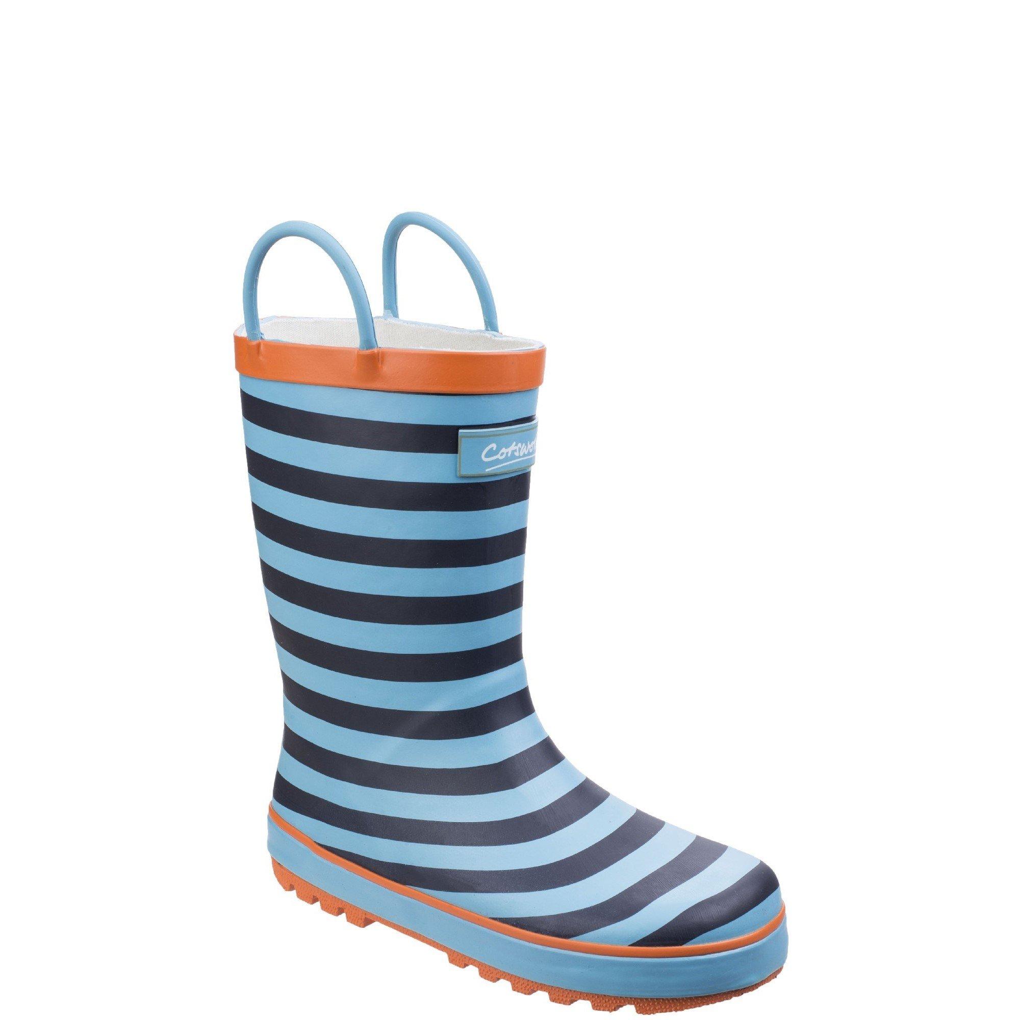 Blue - Cotswold - Captain Stripy Wellies - 2