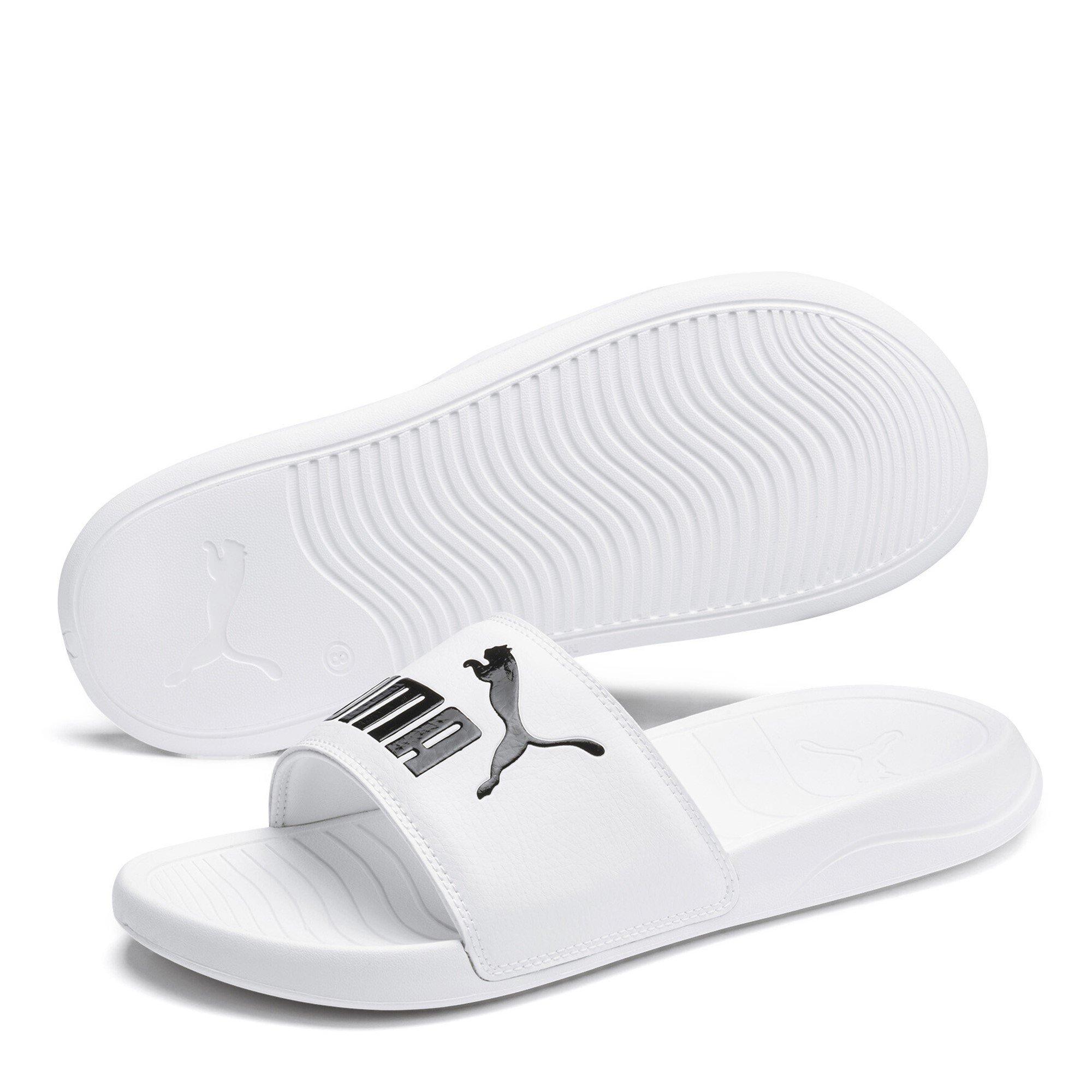 White - Puma - Adults Popcat Logo Sliders - 1