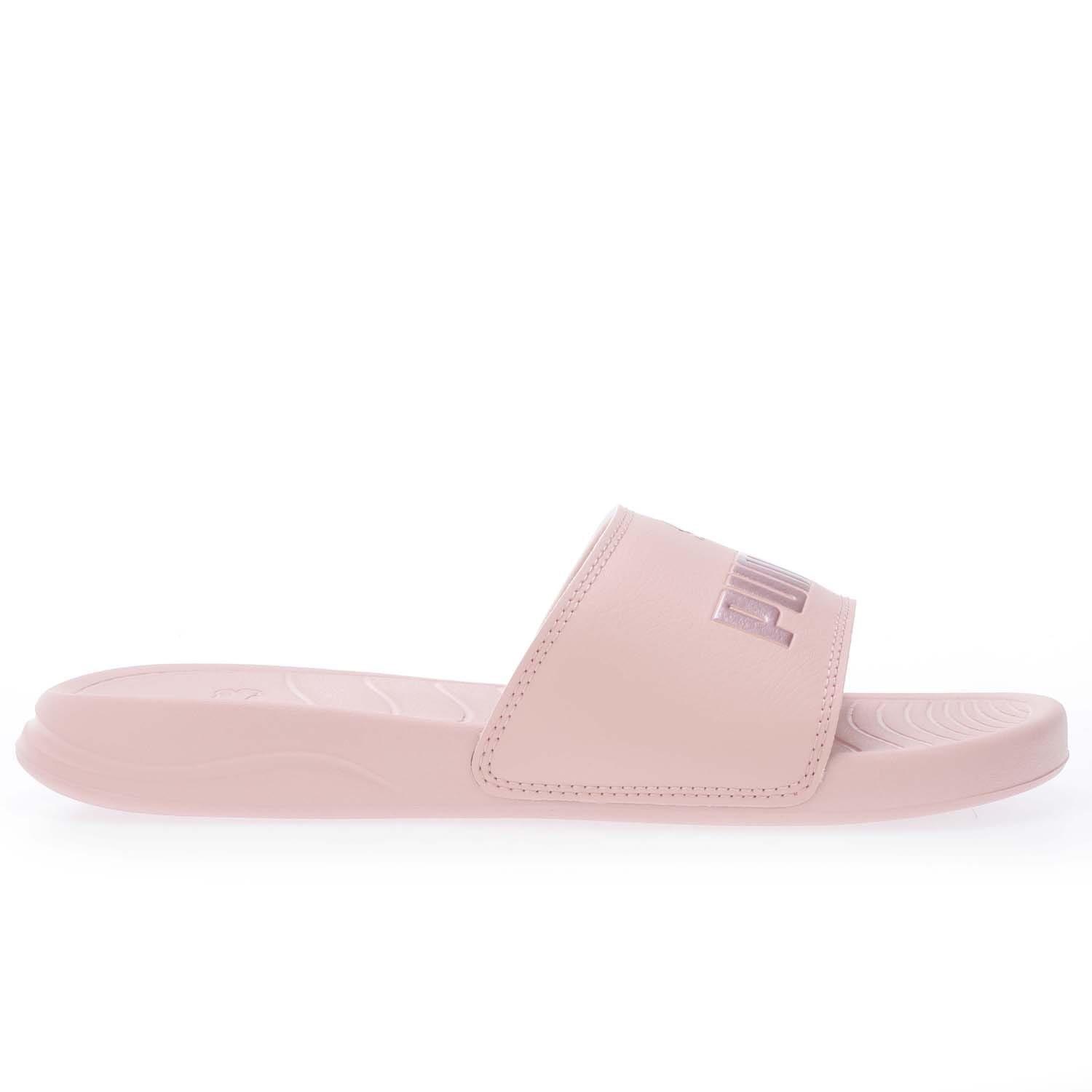 Pink - Puma - Adults Popcat Logo Sliders - 2