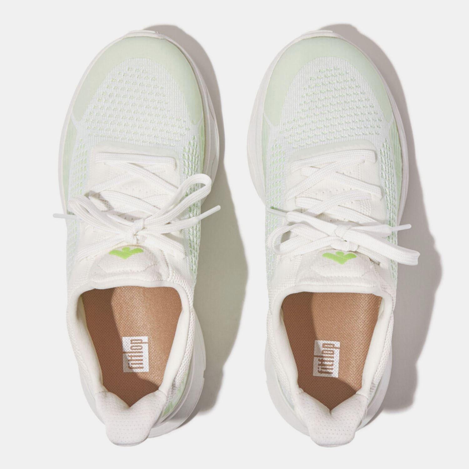 White - Fitflop - Vitamin FFX Glove In The Dark Trainers - 5