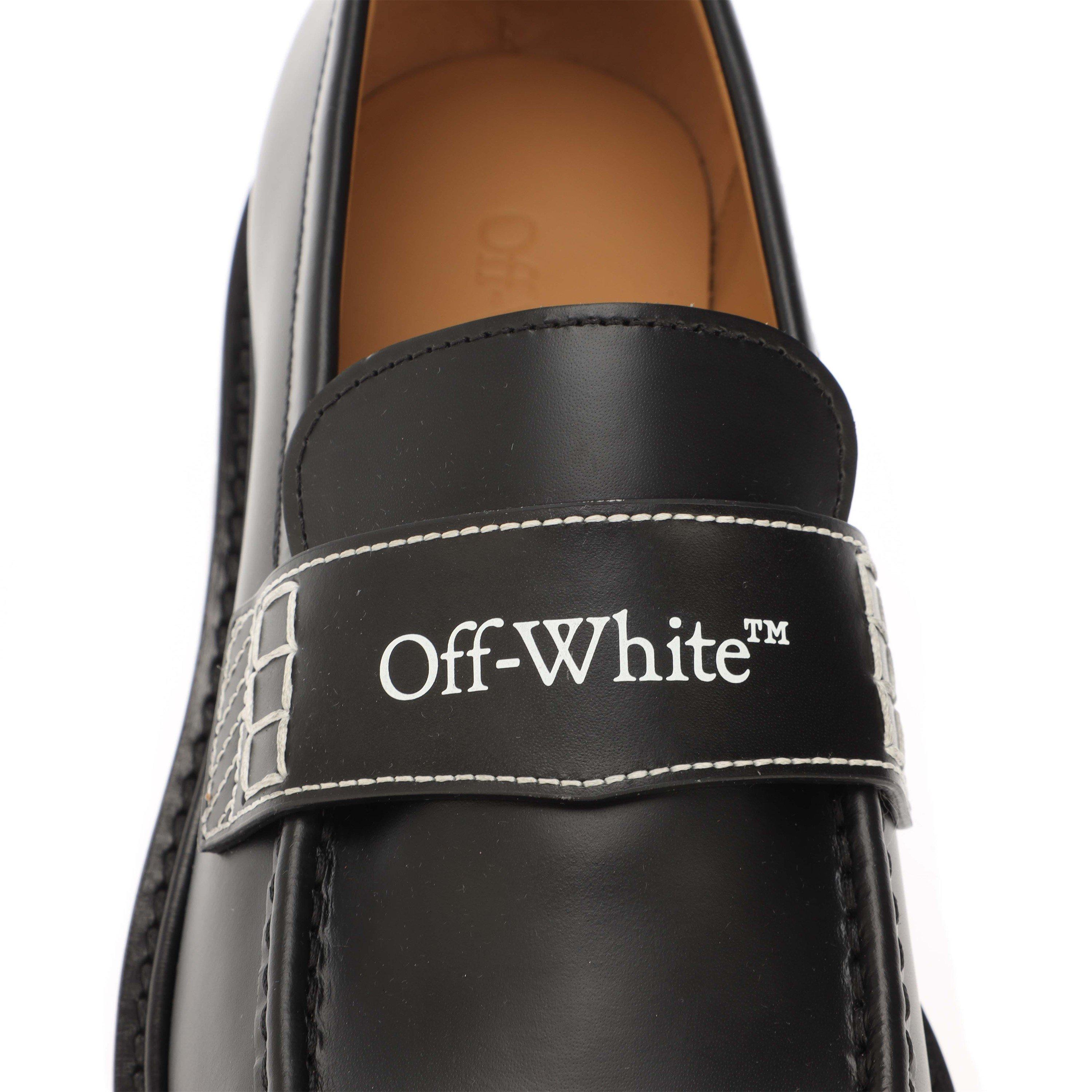 Black-White - Off White - Combat Loafers - 5