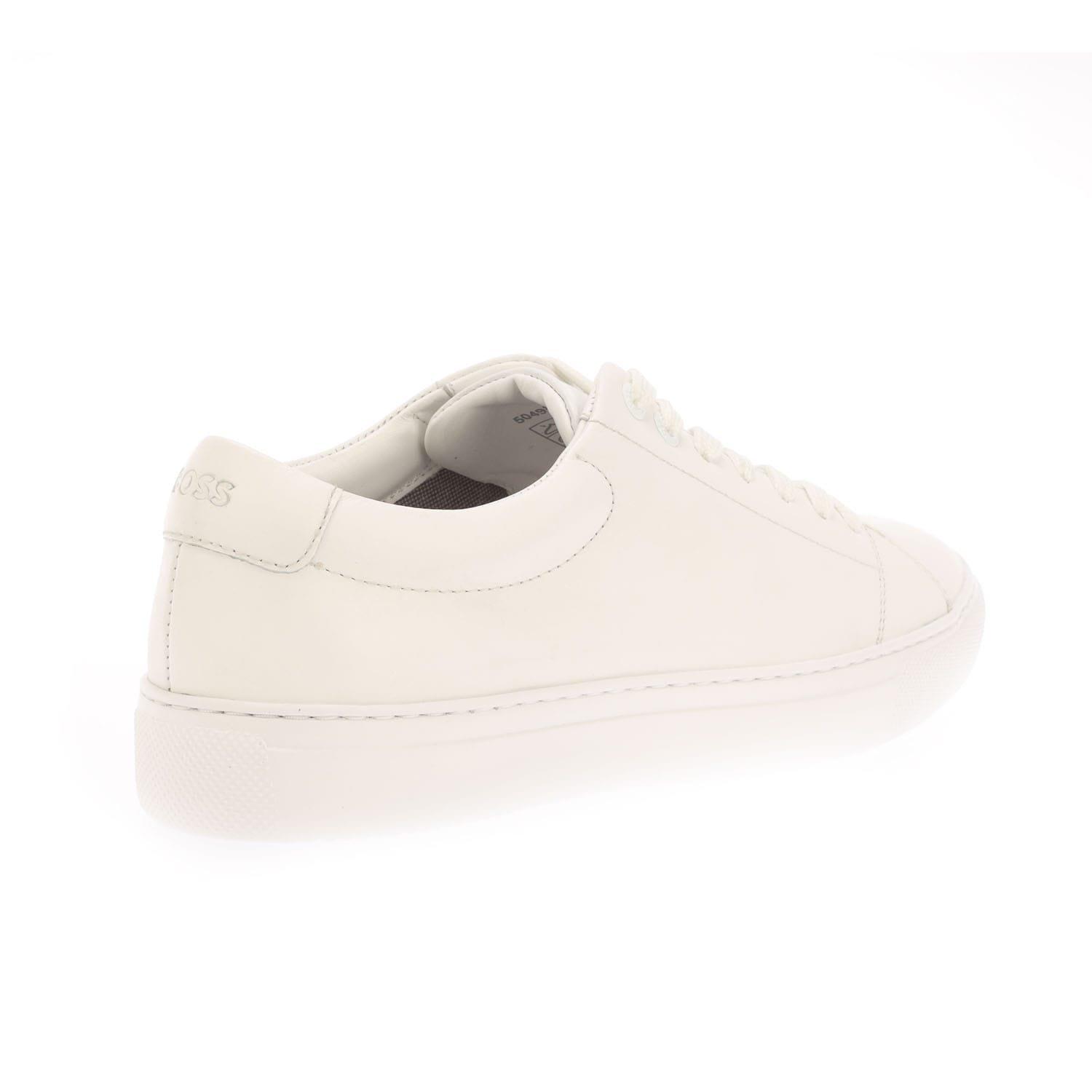 White - Boss - Enlight Leather Trainers - 3