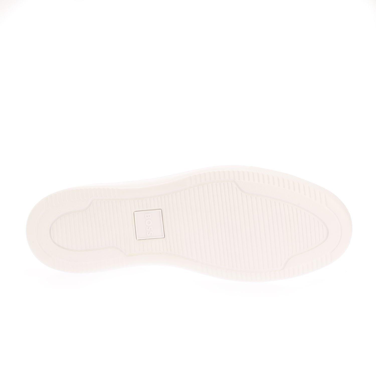 White - Boss - Enlight Leather Trainers - 4