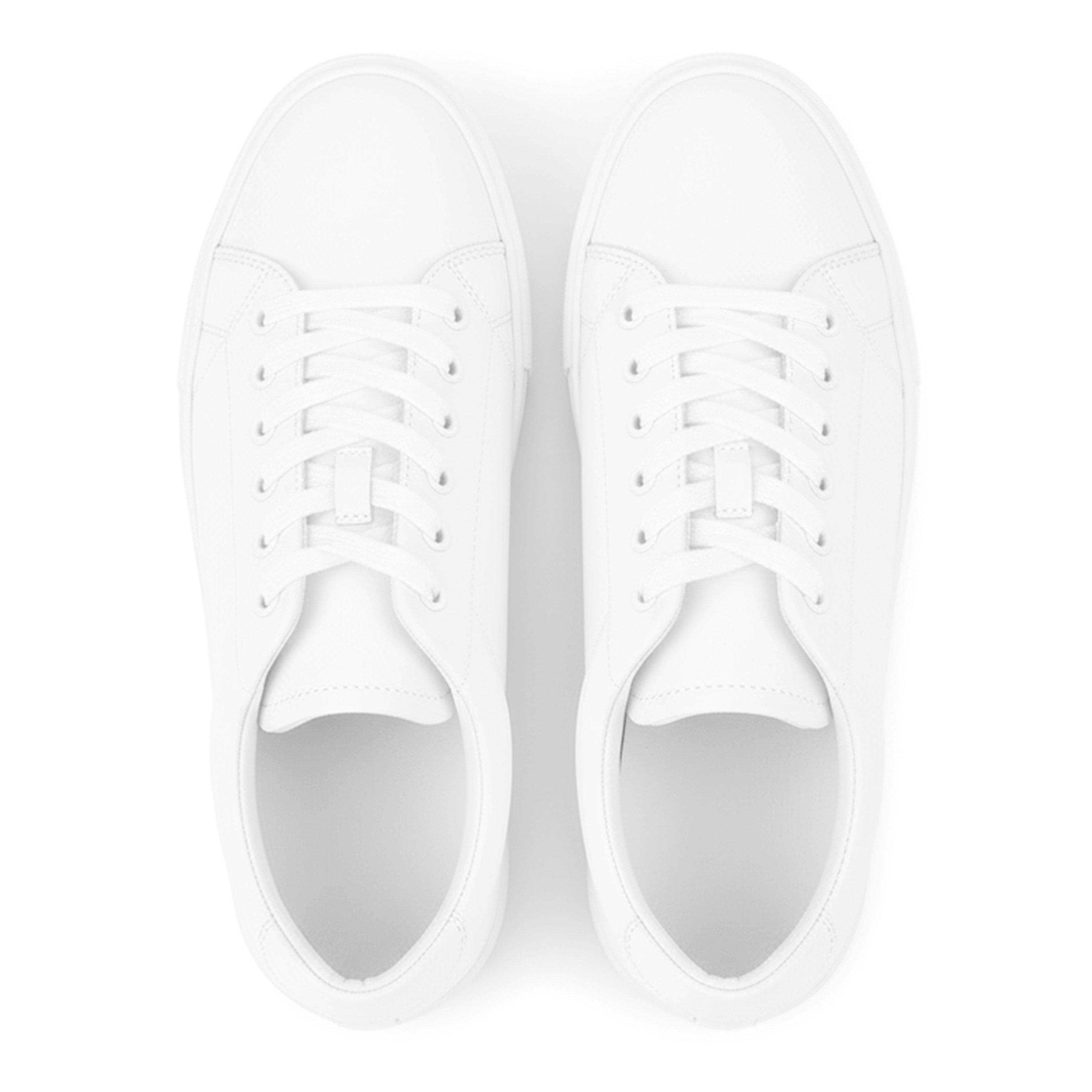 White - Boss - Enlight Leather Trainers - 4