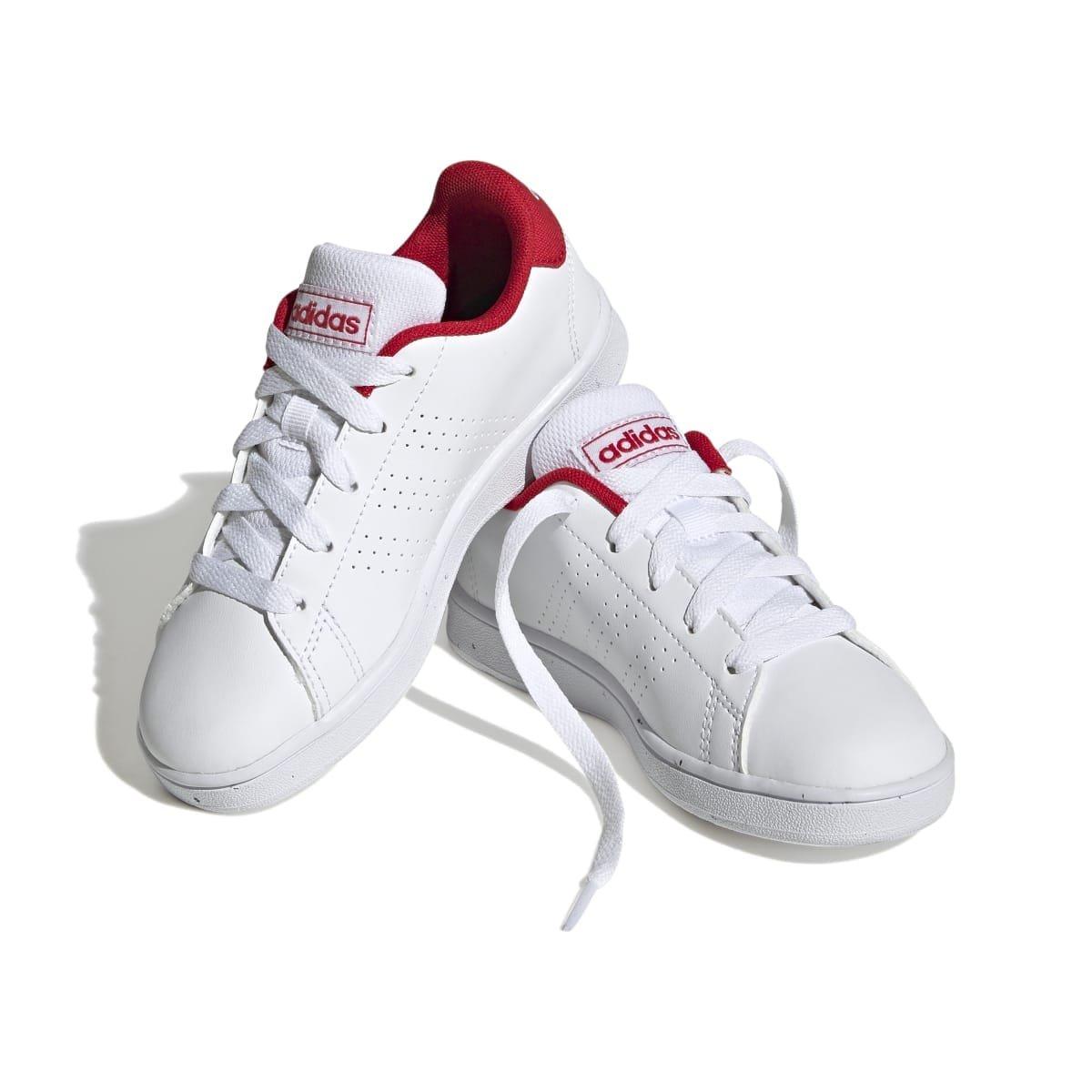 Bijelo Crveno - adidas - Advantage Trainers - 6