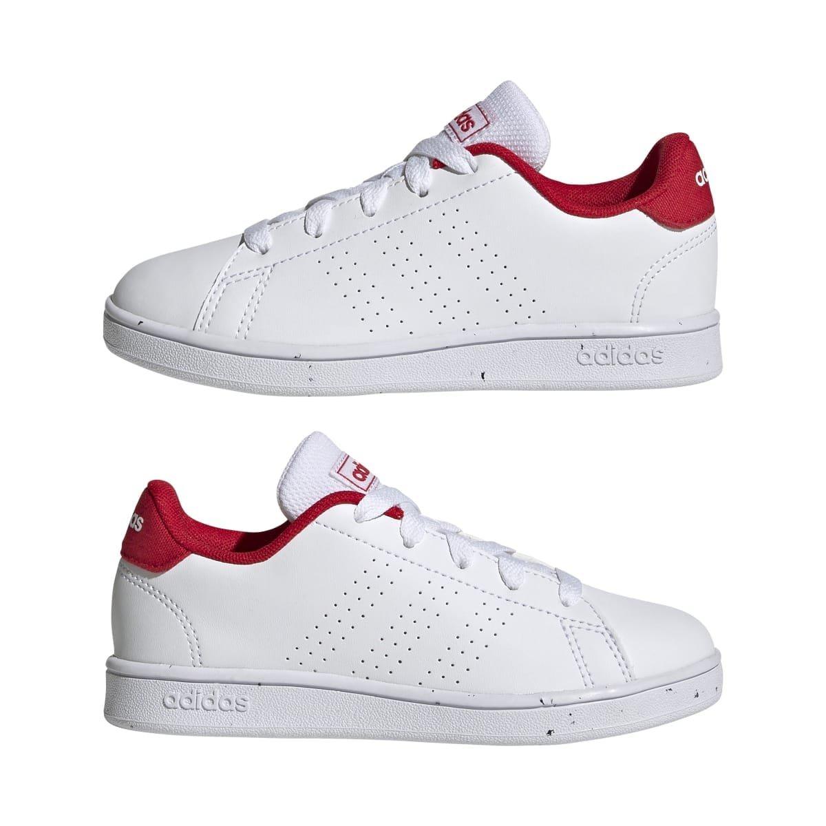 Bijelo Crveno - adidas - Advantage Trainers - 10
