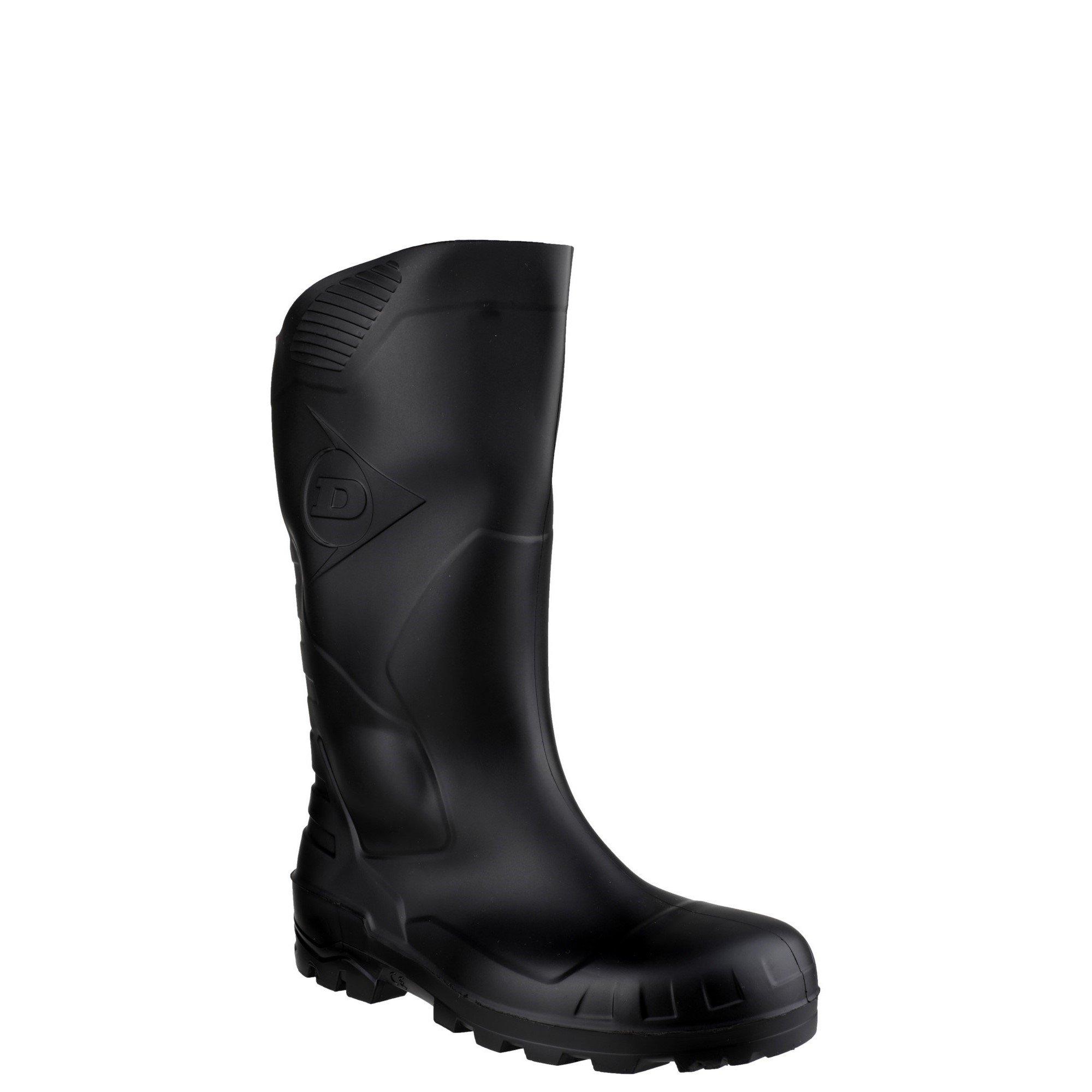 Black - Dunlop - Devon Full Safety Wellington - 2