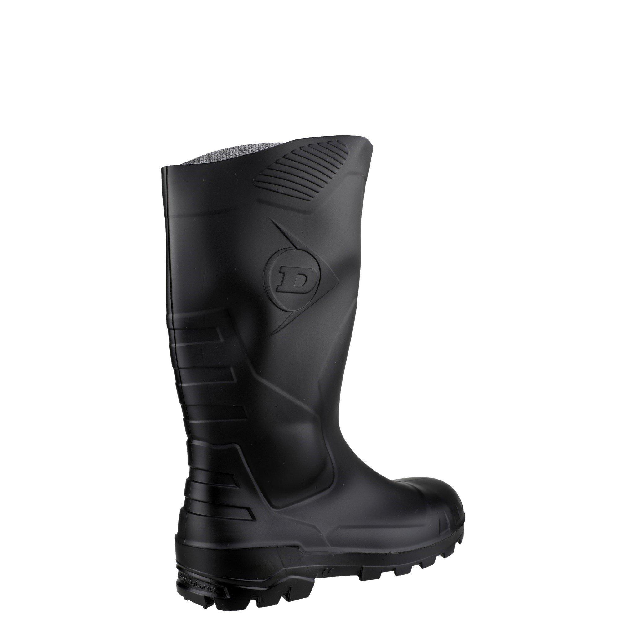 Black - Dunlop - Devon Full Safety Wellington - 3