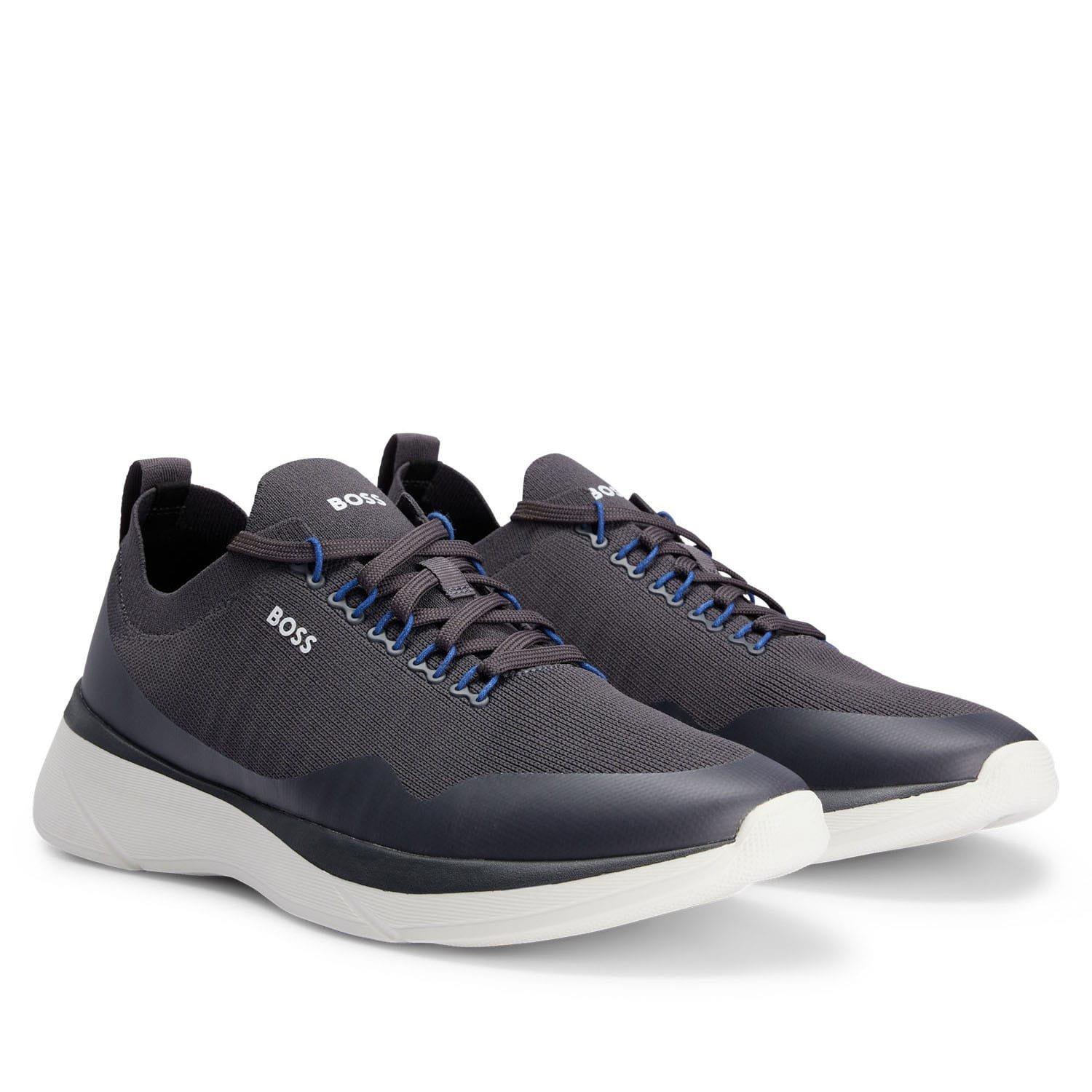 Grey - Boss - Dean Run Trainers - 2