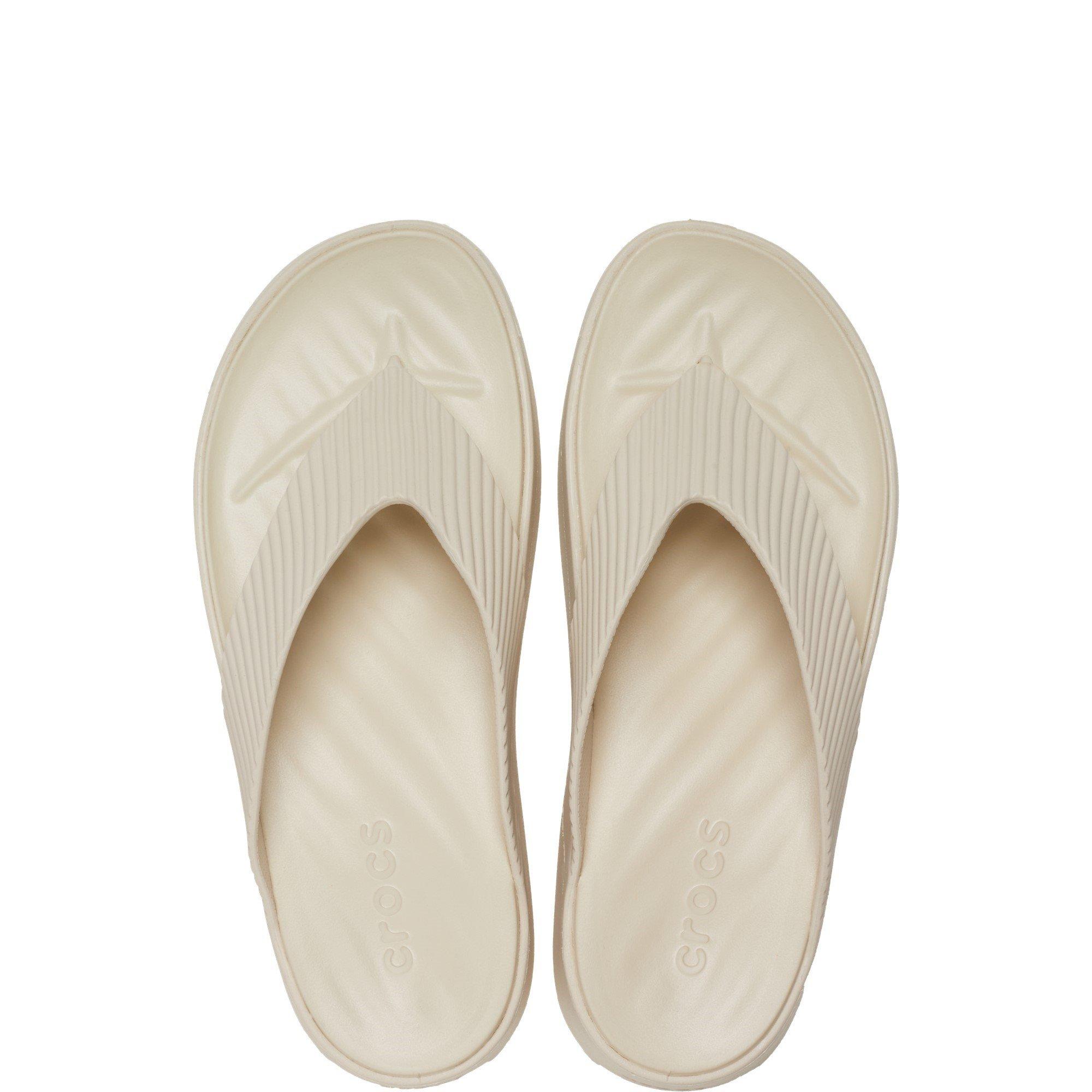 White - Crocs - Women's Getaway Flat Sandals - 4