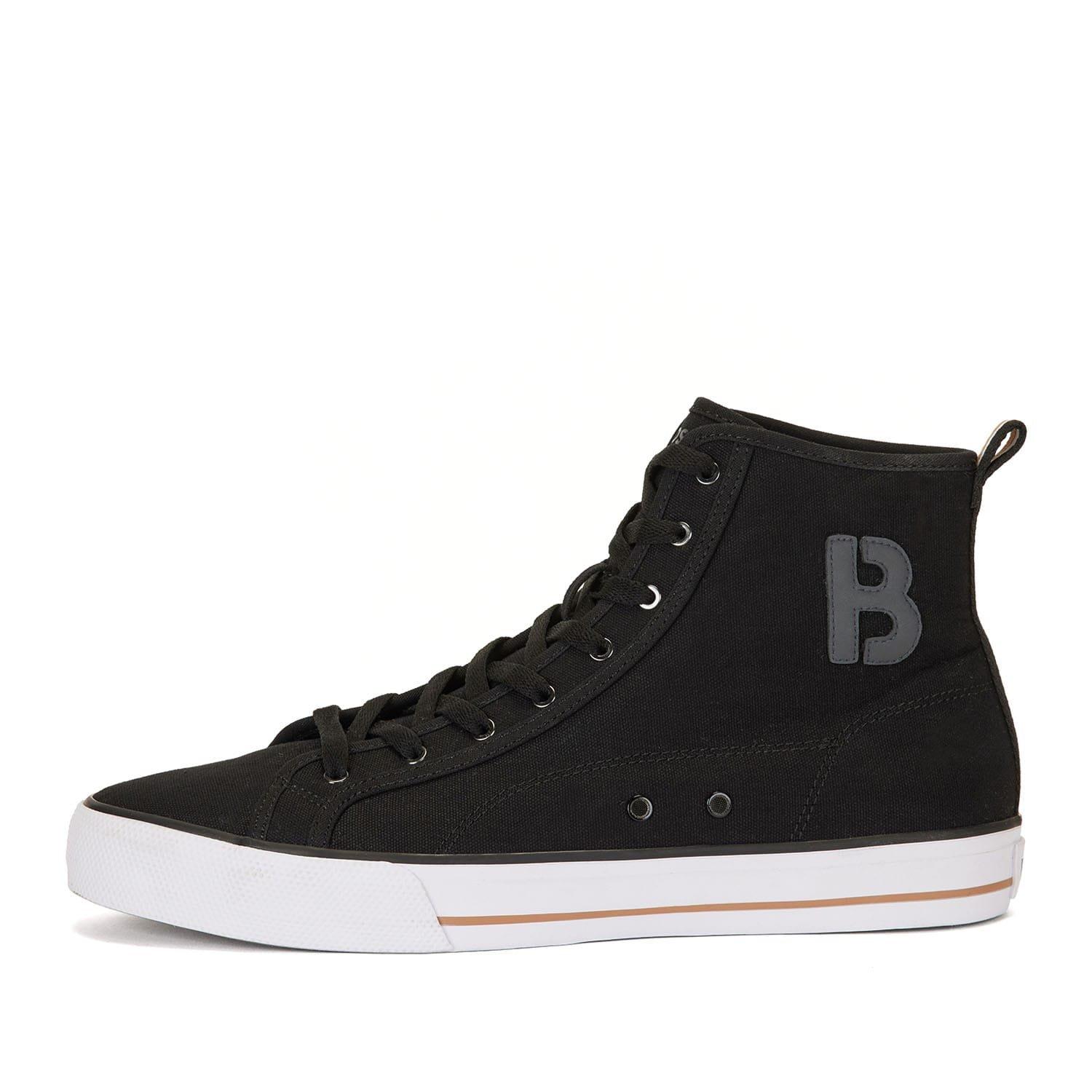 Black - Boss - Aiden Hi-Top Trainers - 3