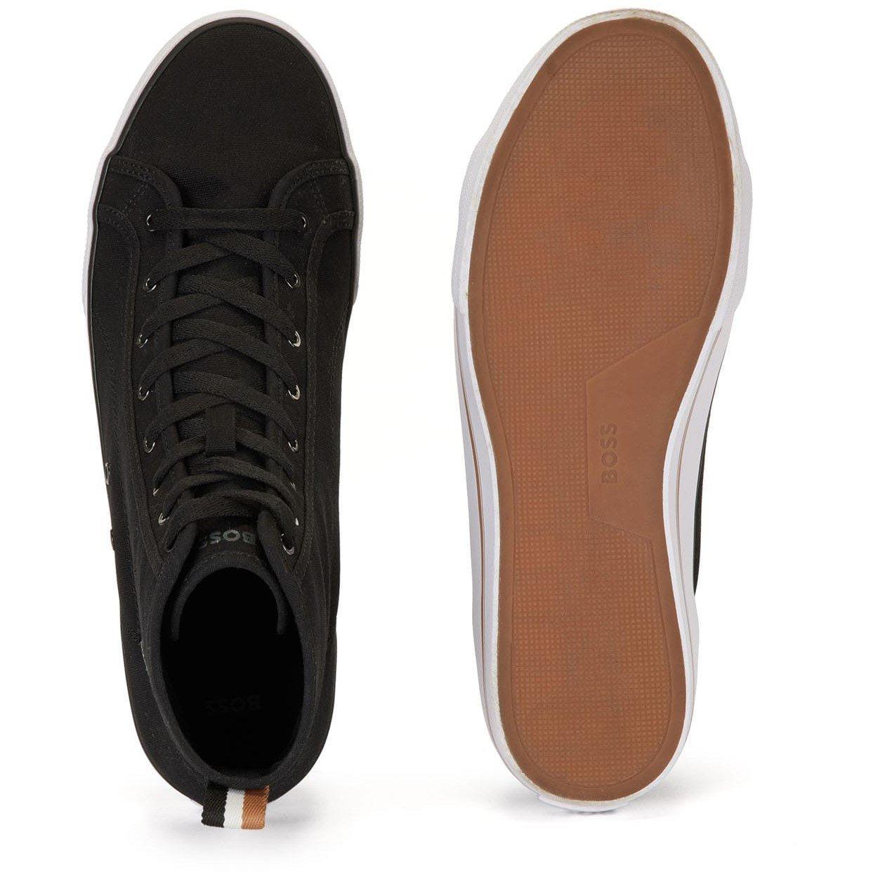 Black - Boss - Aiden Hi-Top Trainers - 5