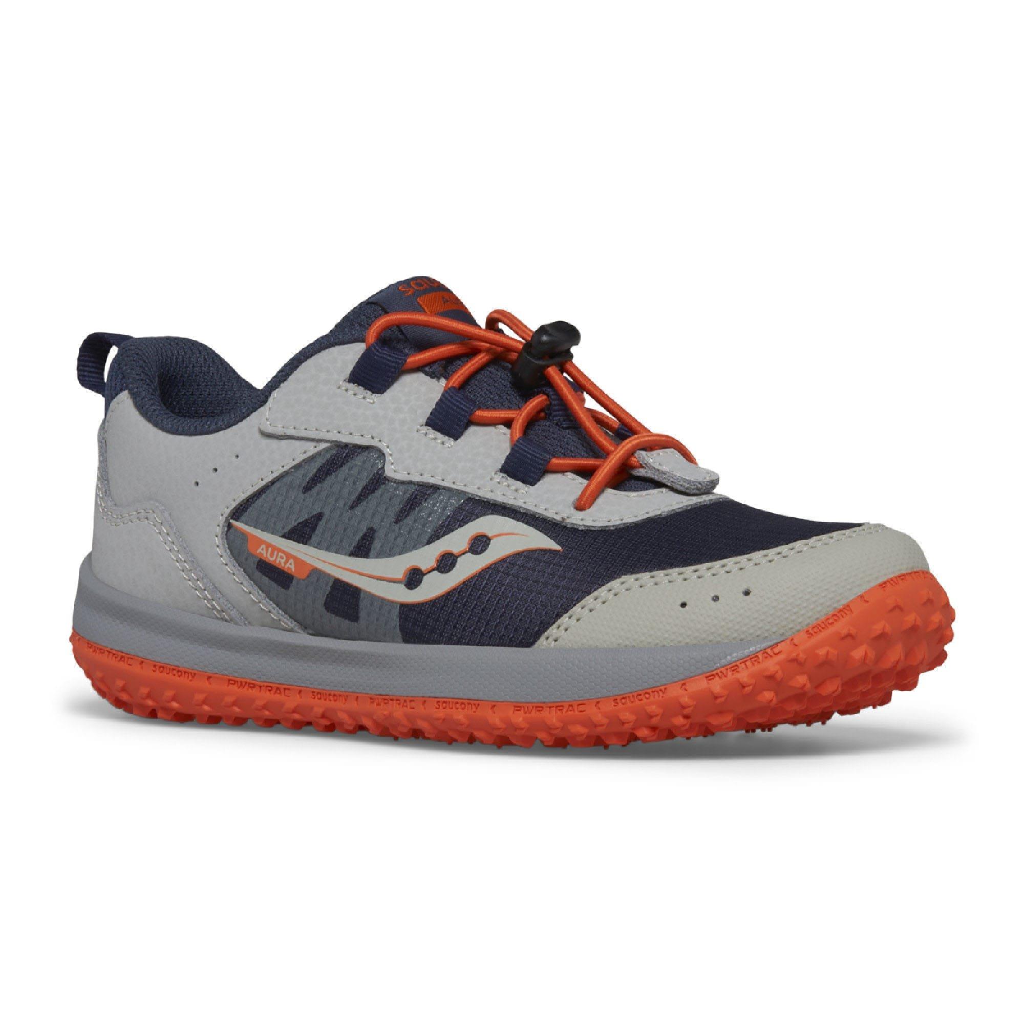 Grey Orange - Saucony - Aura Trainers - 1