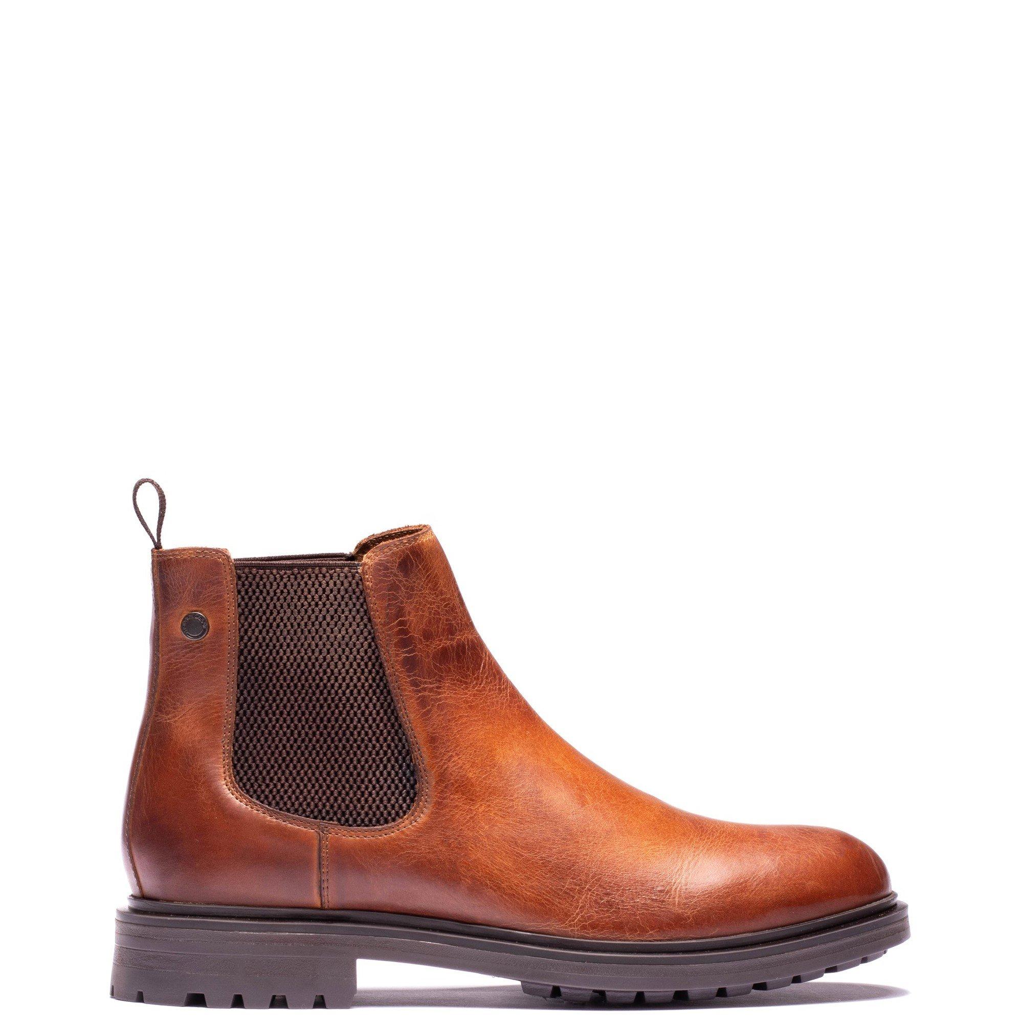 Base Men's Brown Roebuck Chelsea Boots - Size 8 - Image 5