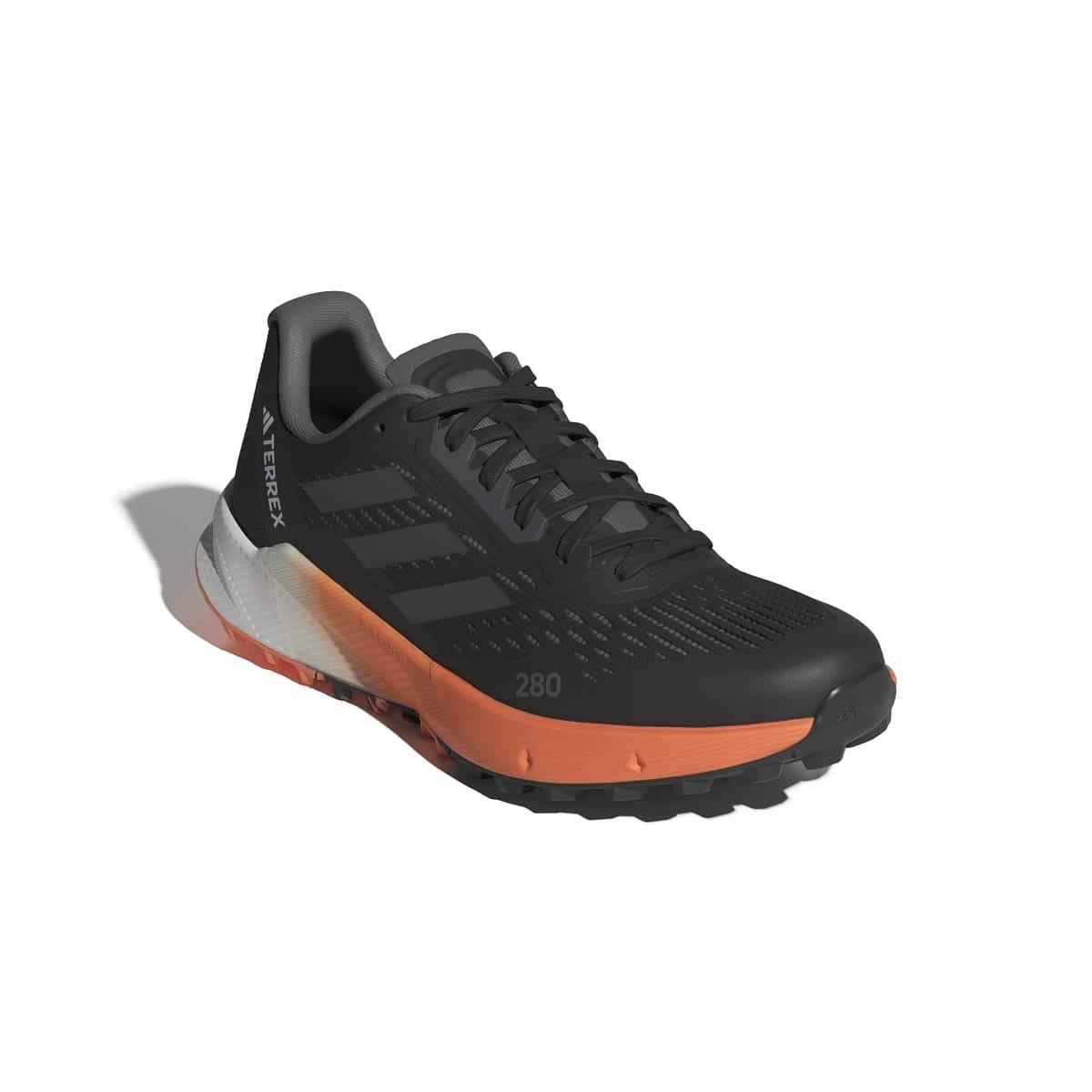 Schwarz Grau - adidas - Terrex Agravic Flow 2.0 Trail Running Shoes - 6