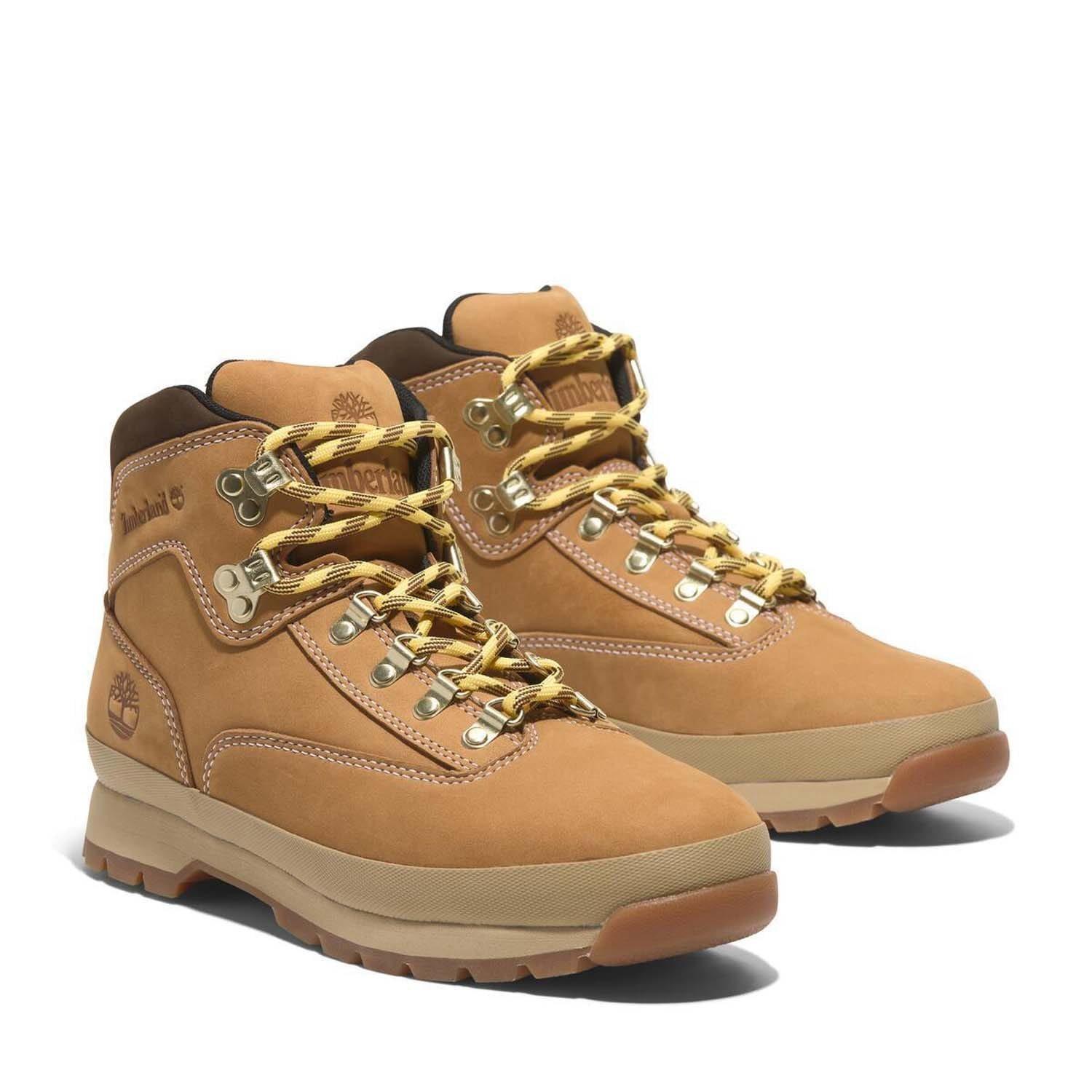 Wheat - Timberland - Euro Hiker Mid Lace-Up Boots - 3