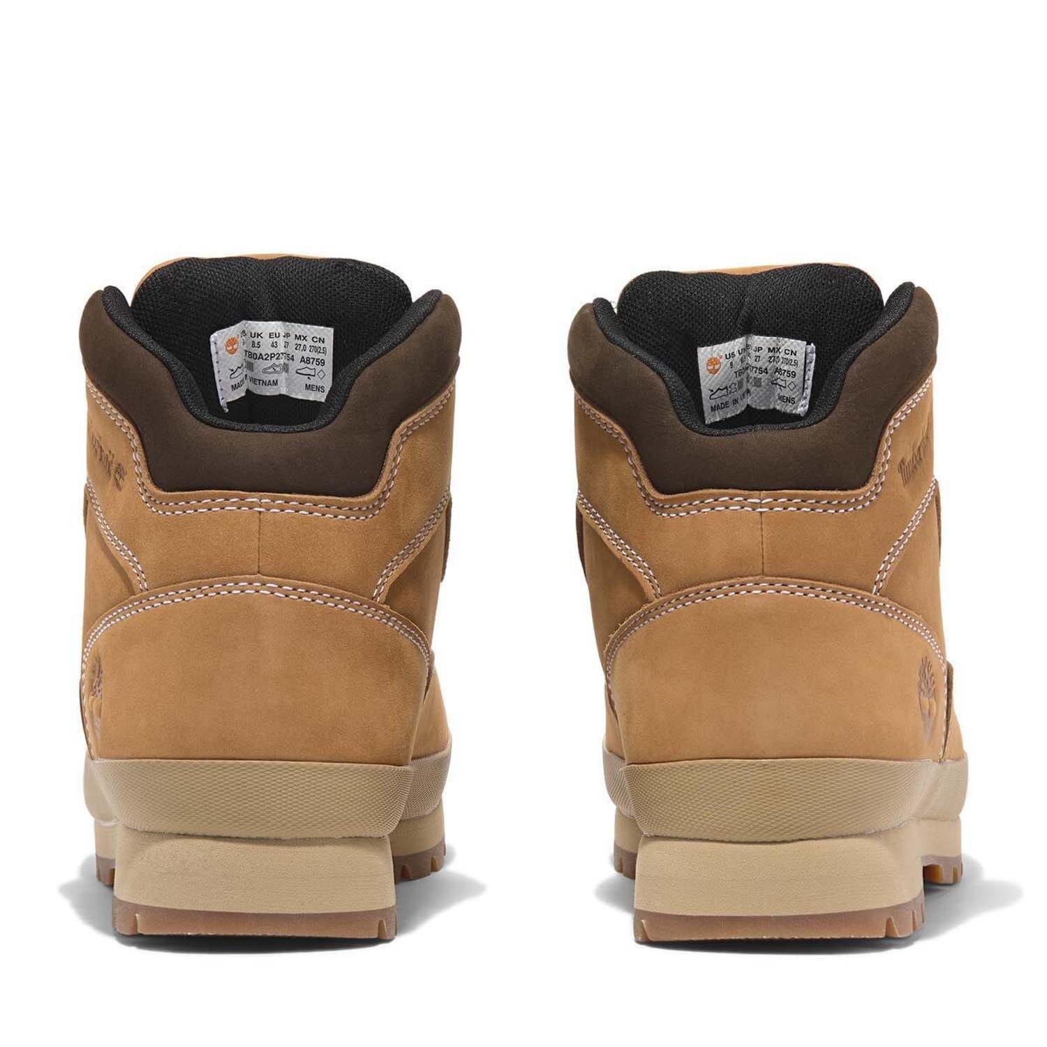 Wheat - Timberland - Euro Hiker Mid Lace-Up Boots - 5