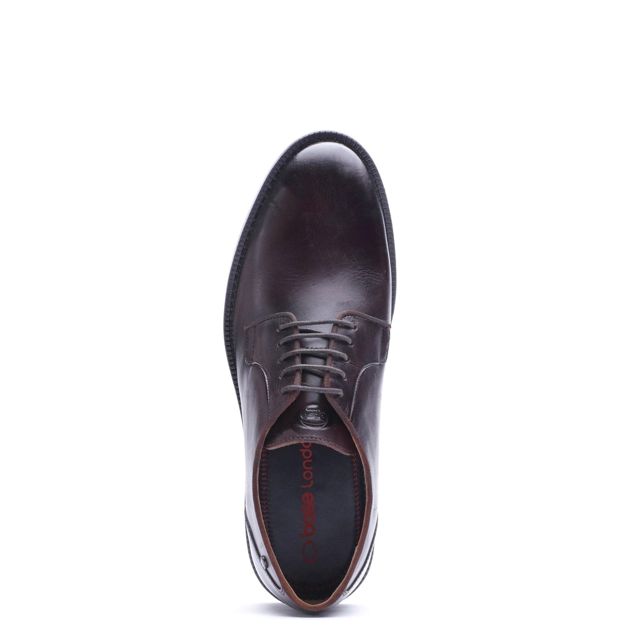 Brown - Base London - LUCA LACE UP SHOE - 4
